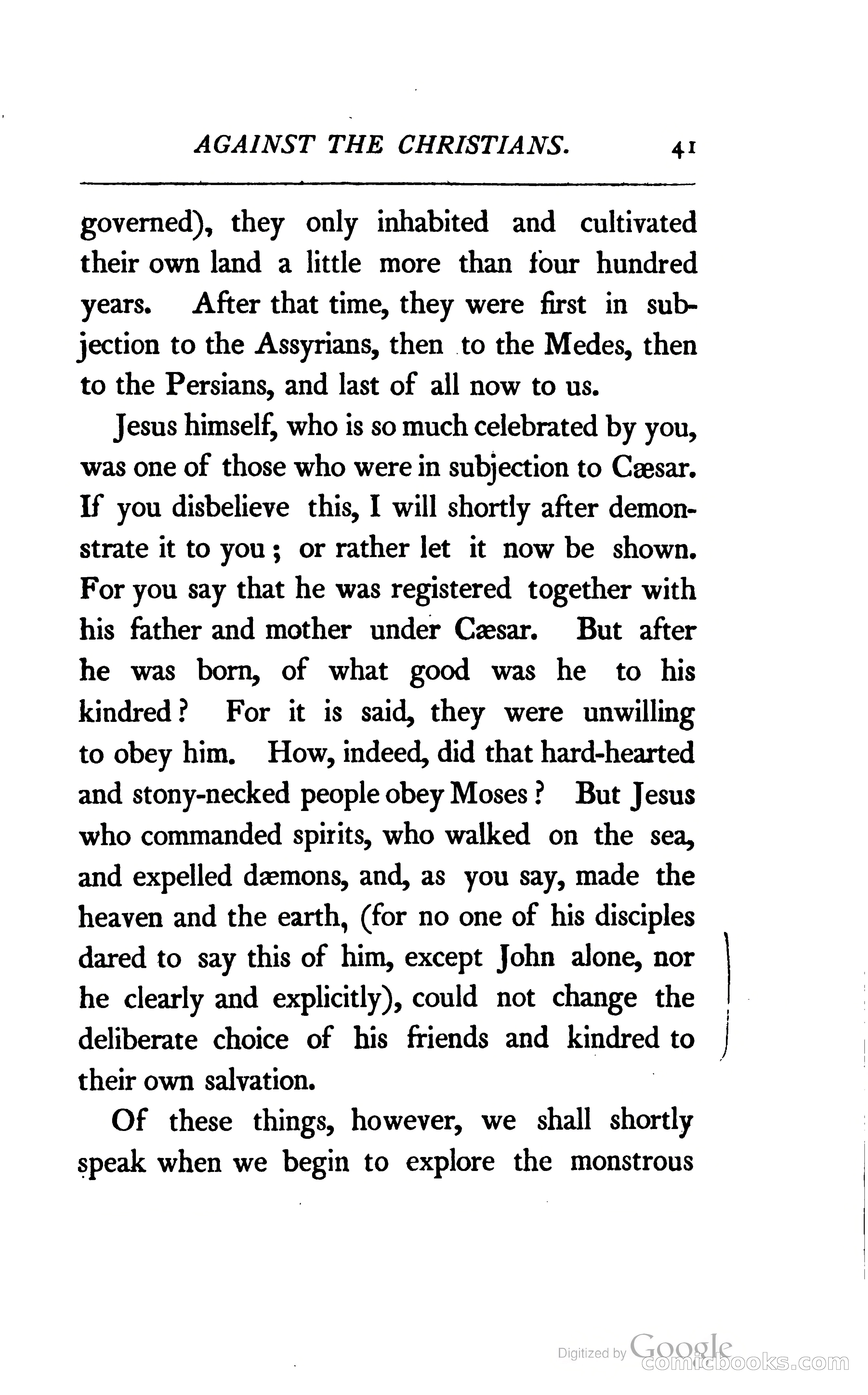 The Arguments of the Emperor Julian Against the Christians — page 64 of 118