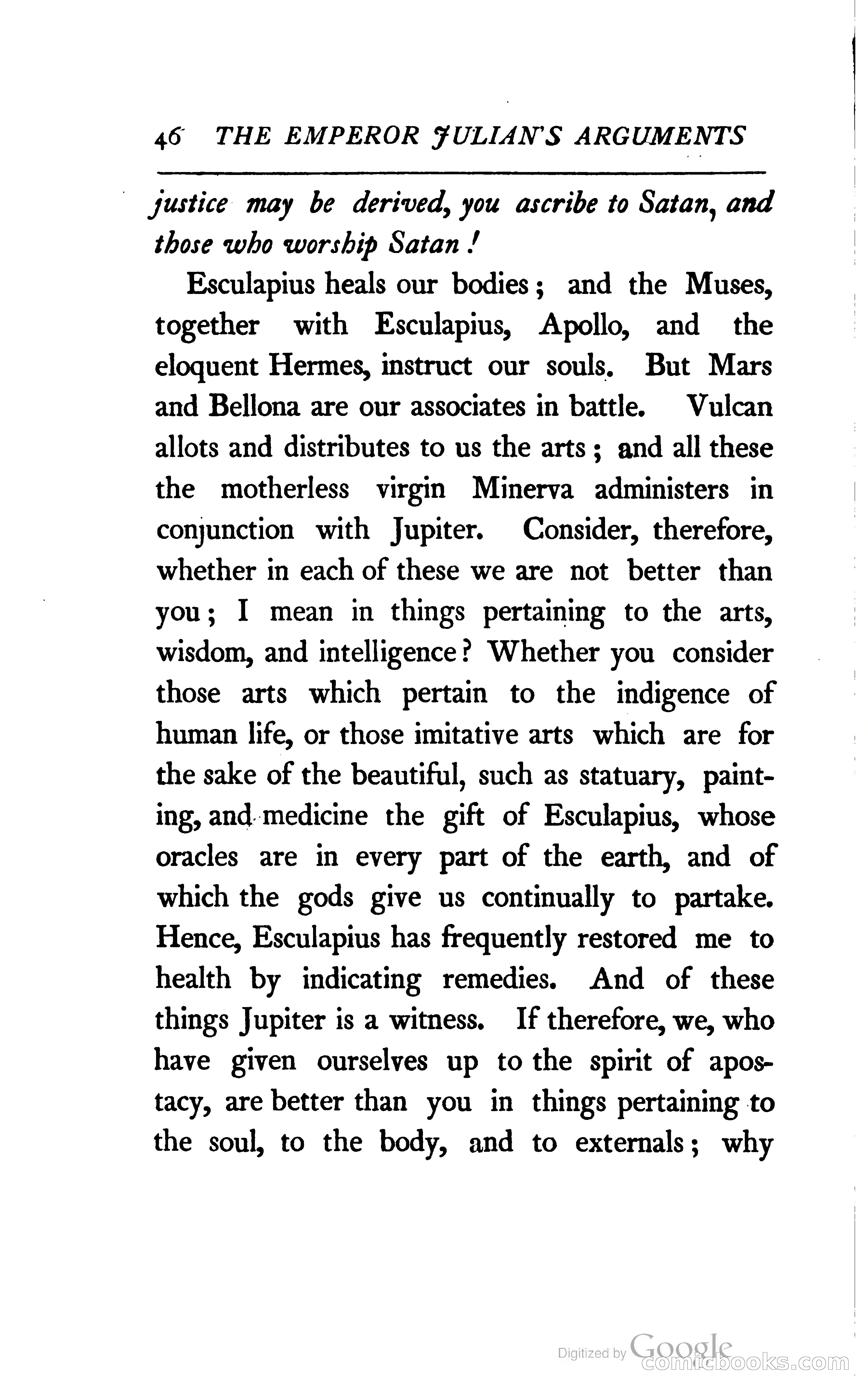 The Arguments of the Emperor Julian Against the Christians — page 69 of 118