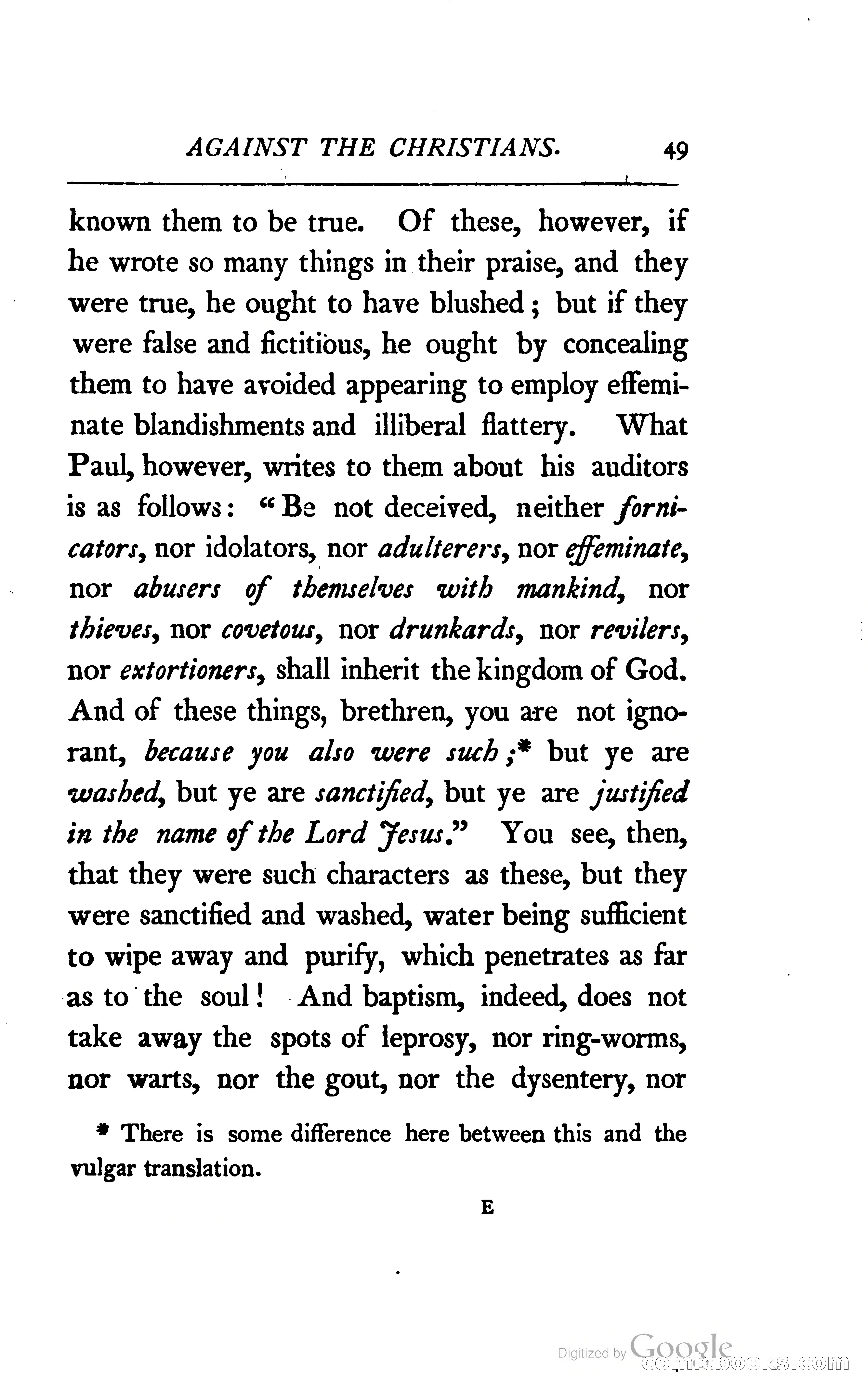 The Arguments of the Emperor Julian Against the Christians — page 72 of 118