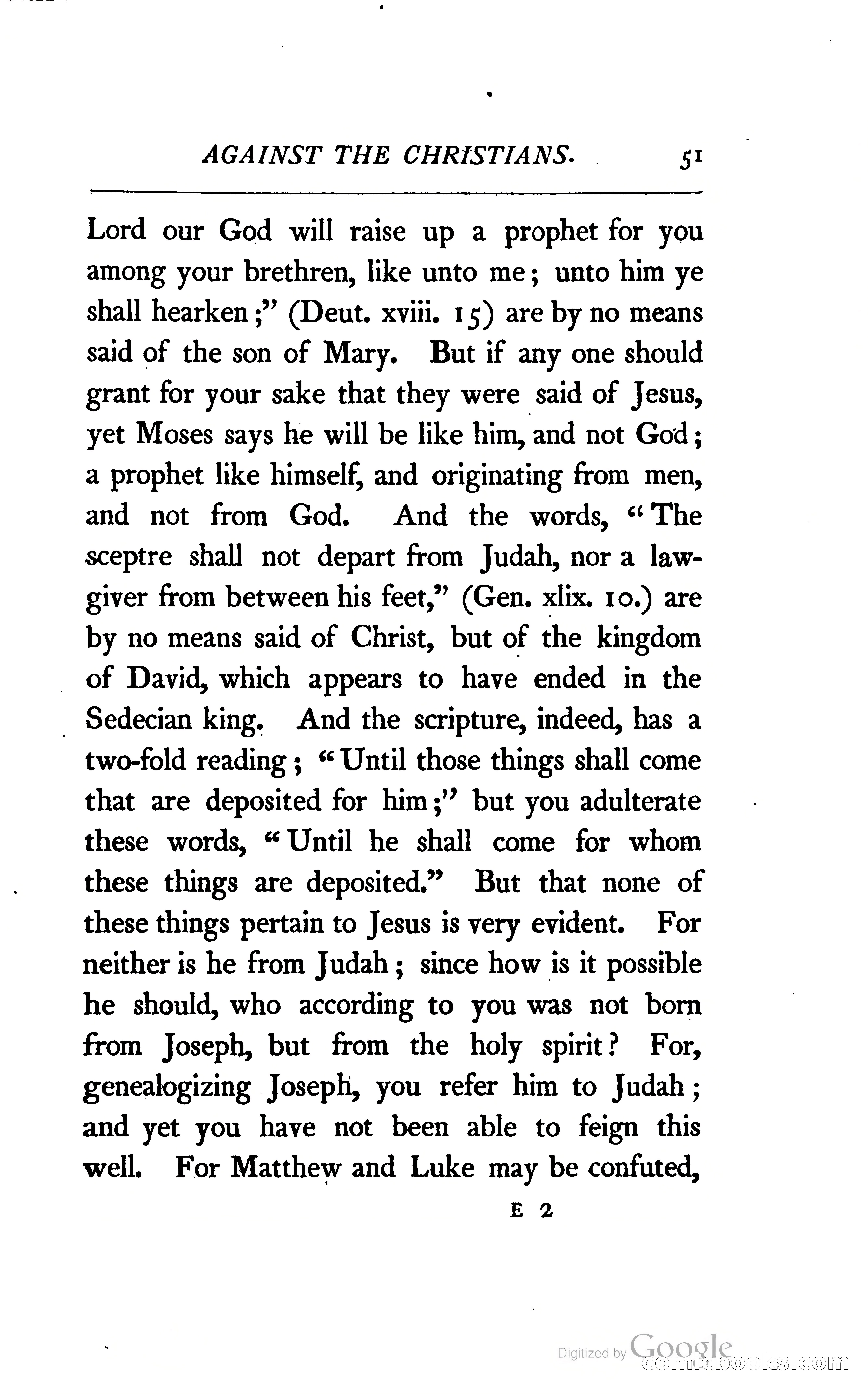 The Arguments of the Emperor Julian Against the Christians — page 74 of 118