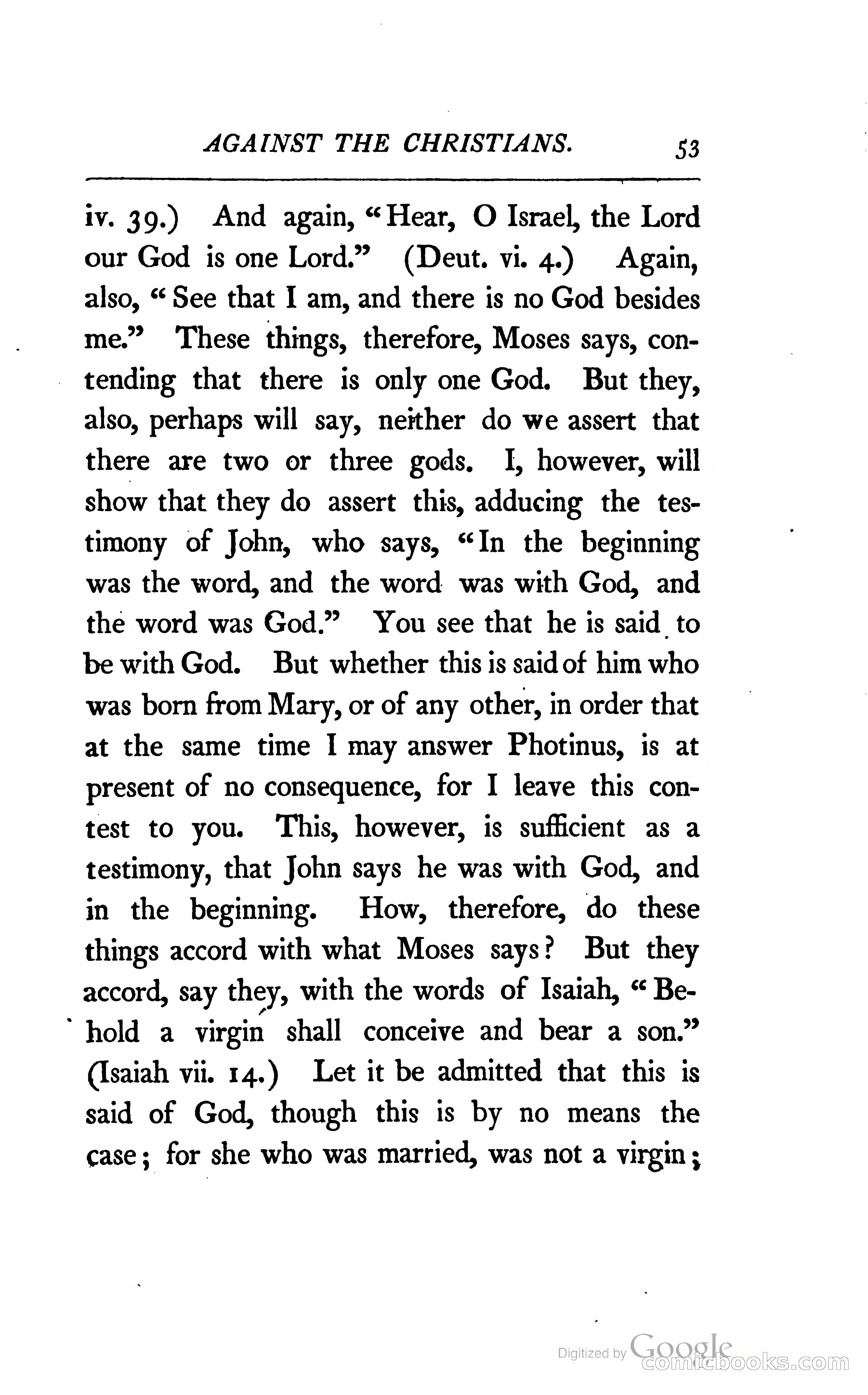 The Arguments of the Emperor Julian Against the Christians — page 76 of 118