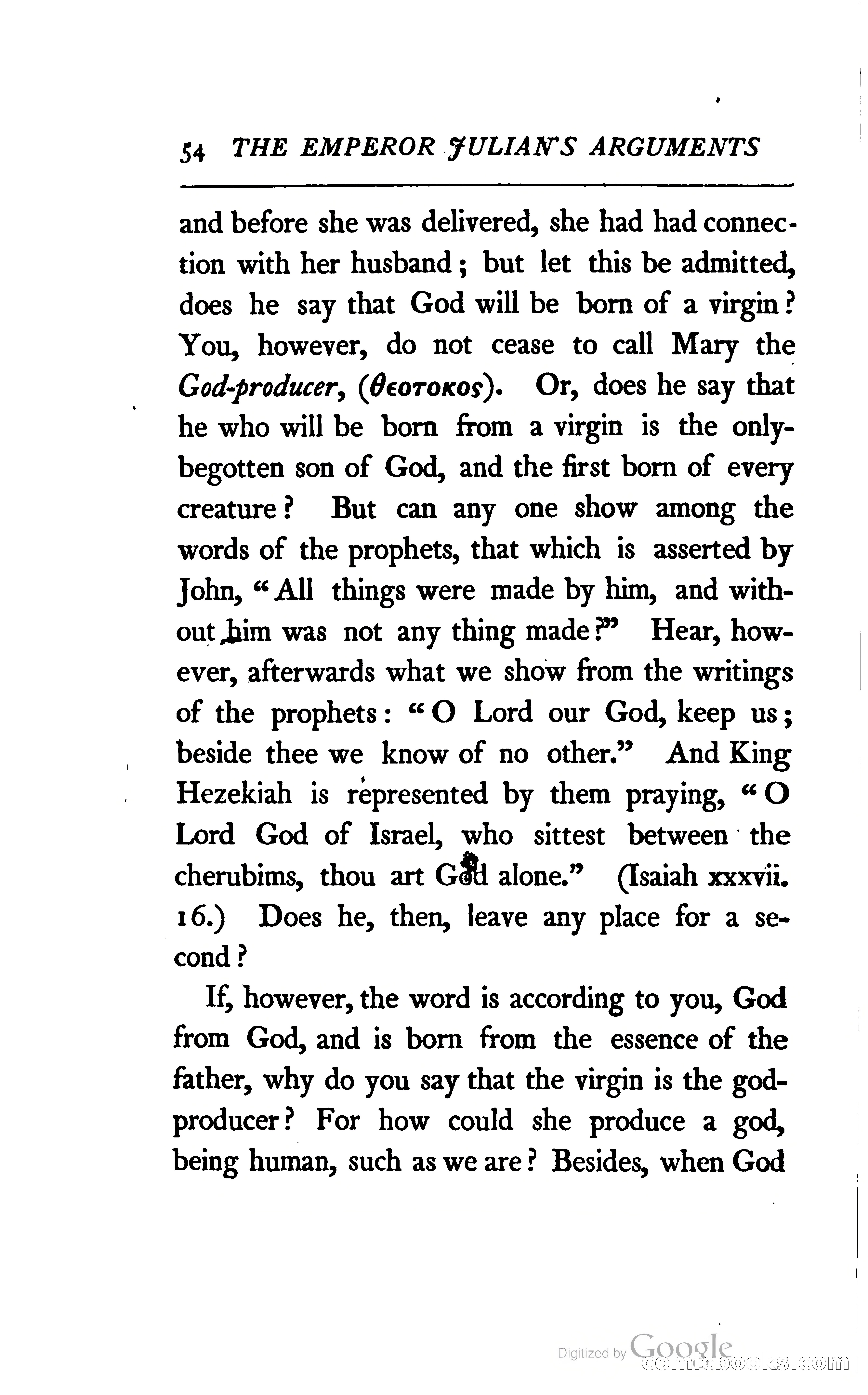 The Arguments of the Emperor Julian Against the Christians — page 77 of 118