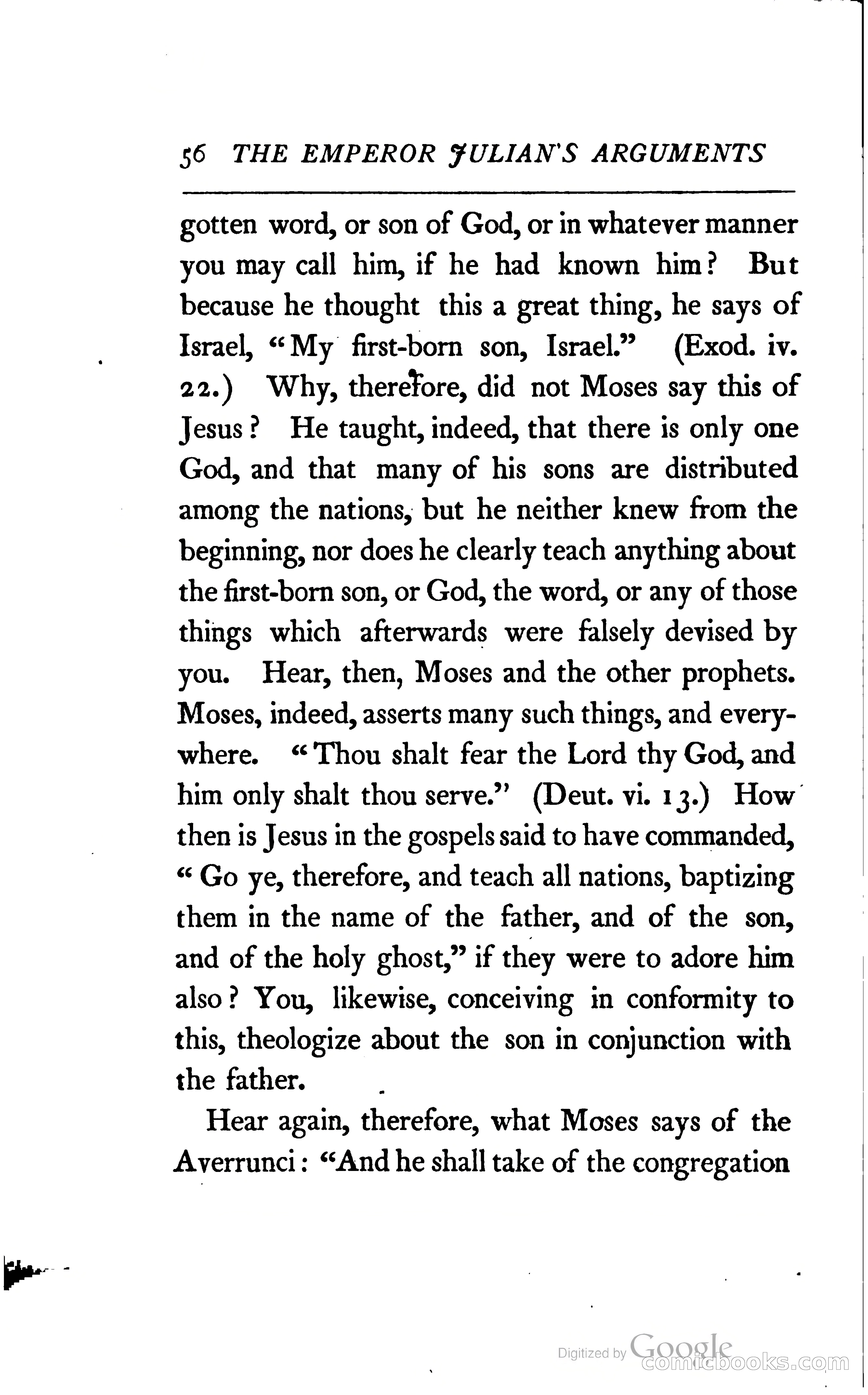 The Arguments of the Emperor Julian Against the Christians — page 79 of 118