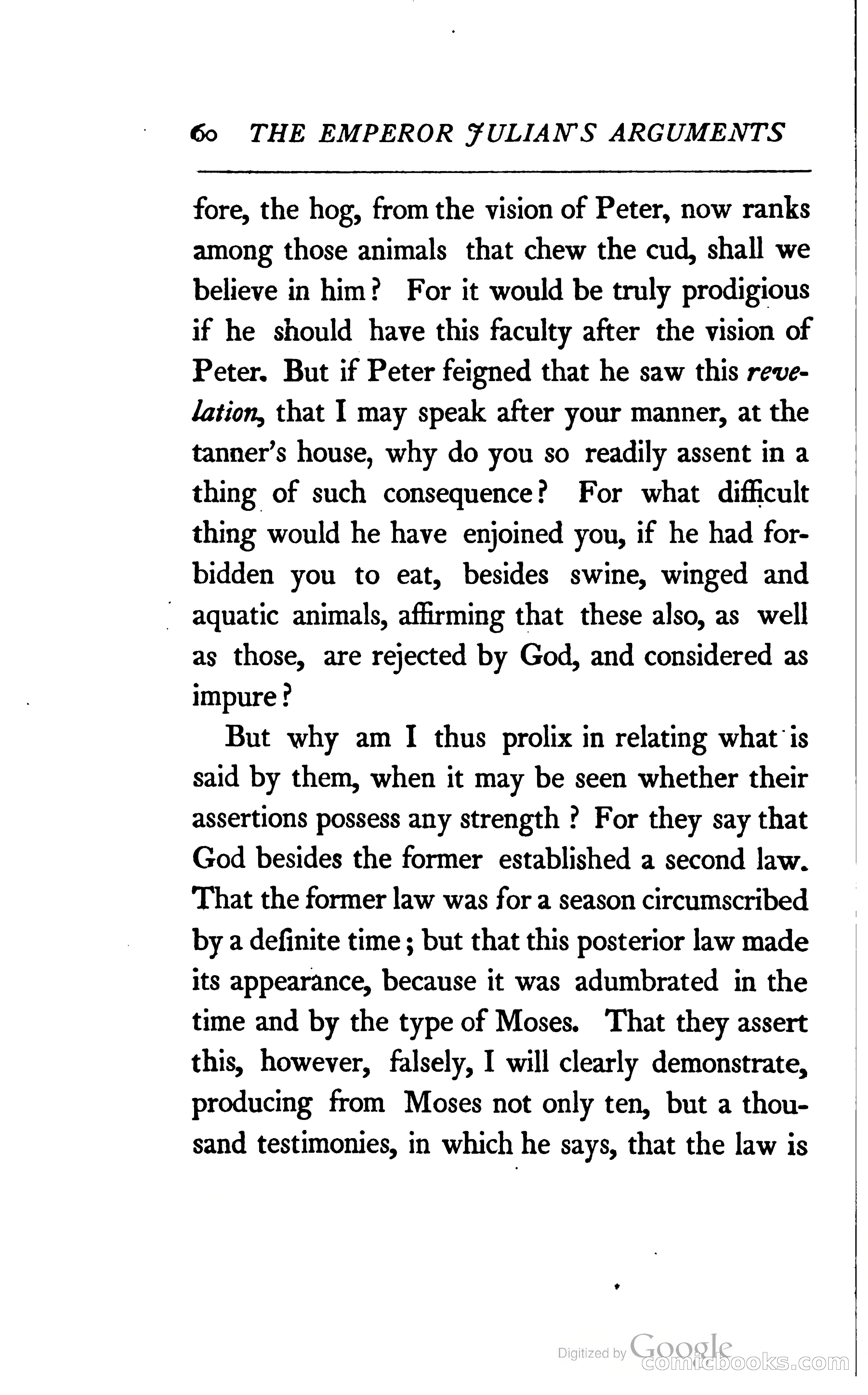 The Arguments of the Emperor Julian Against the Christians — page 83 of 118