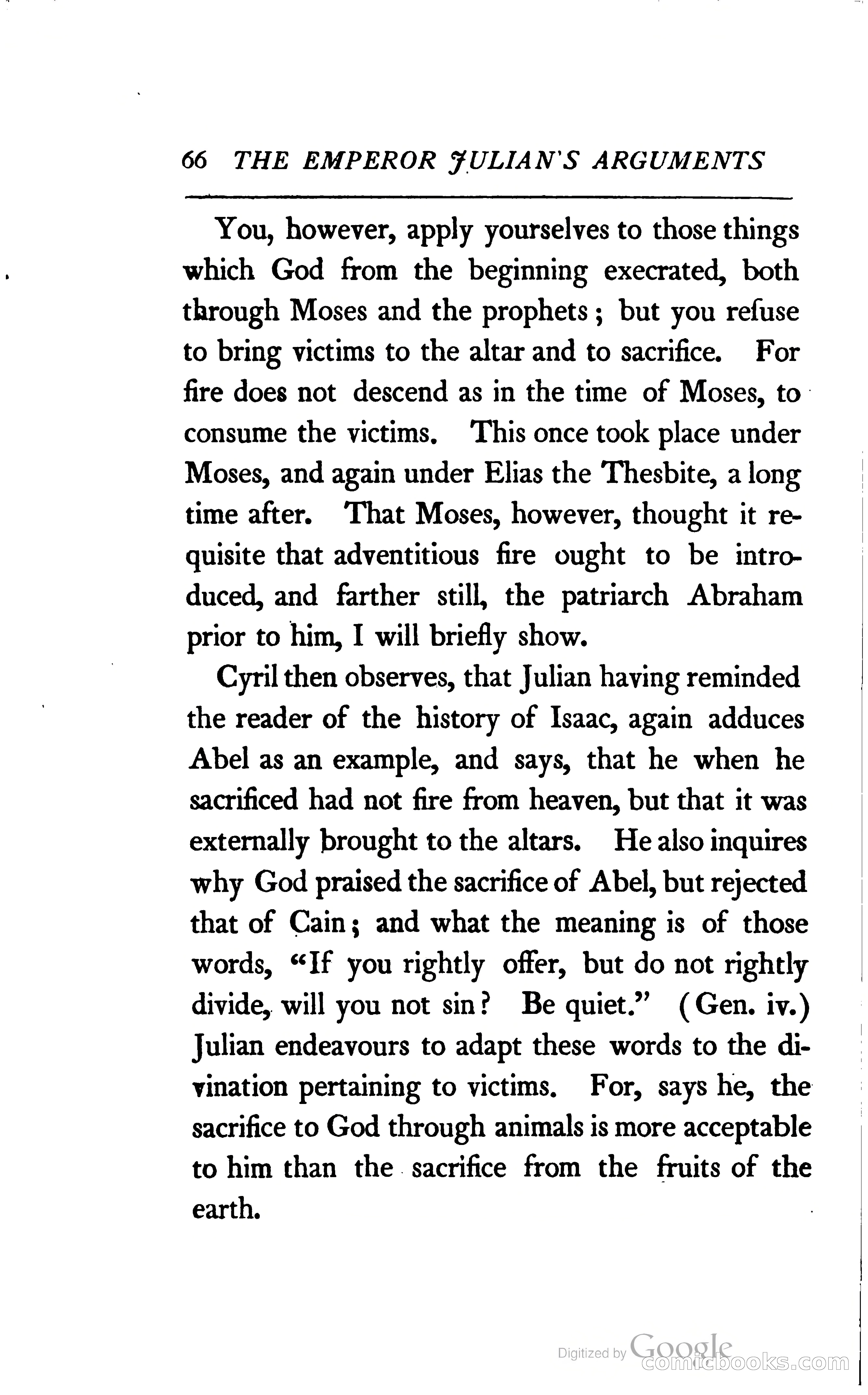 The Arguments of the Emperor Julian Against the Christians — page 89 of 118
