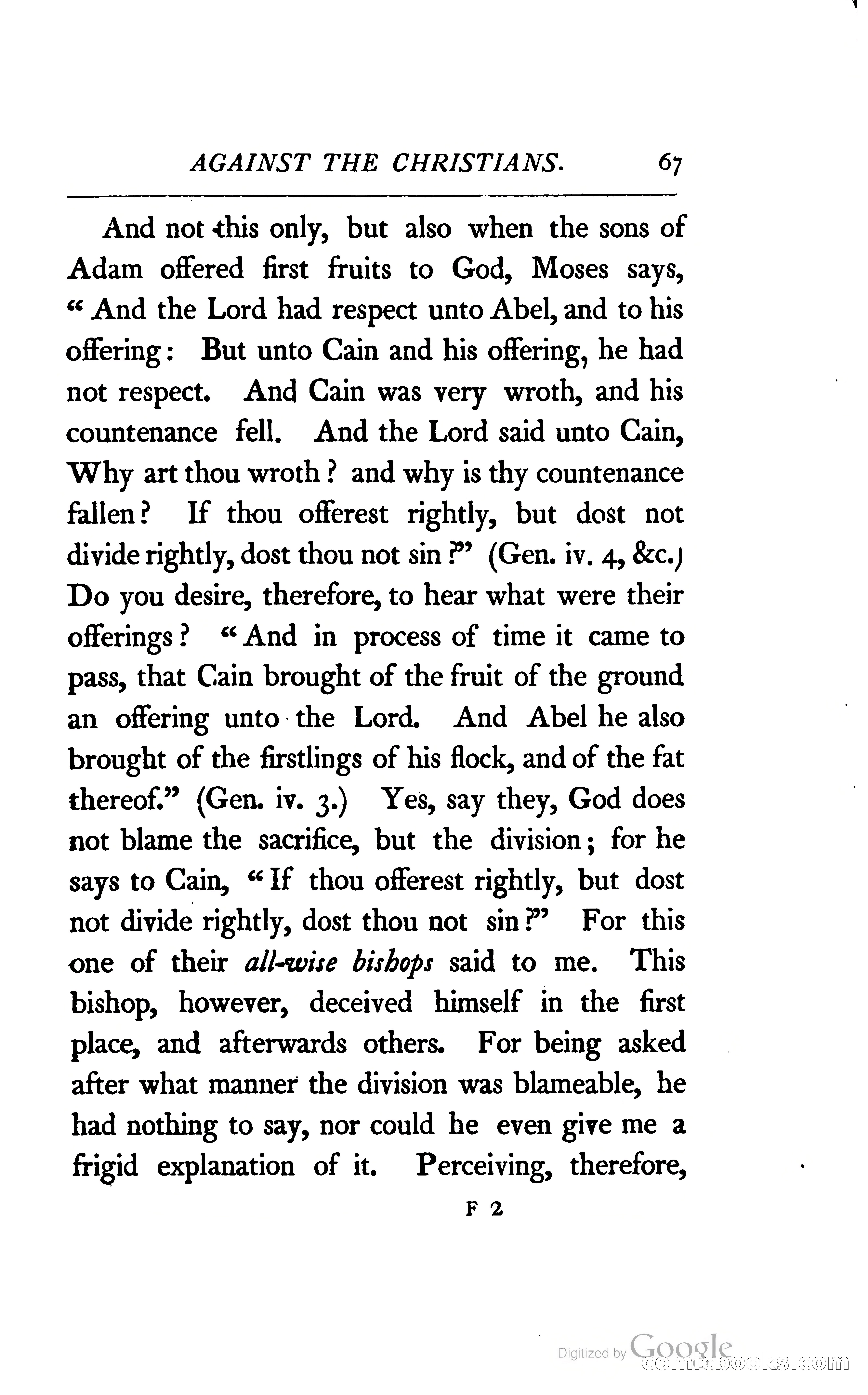 The Arguments of the Emperor Julian Against the Christians — page 90 of 118