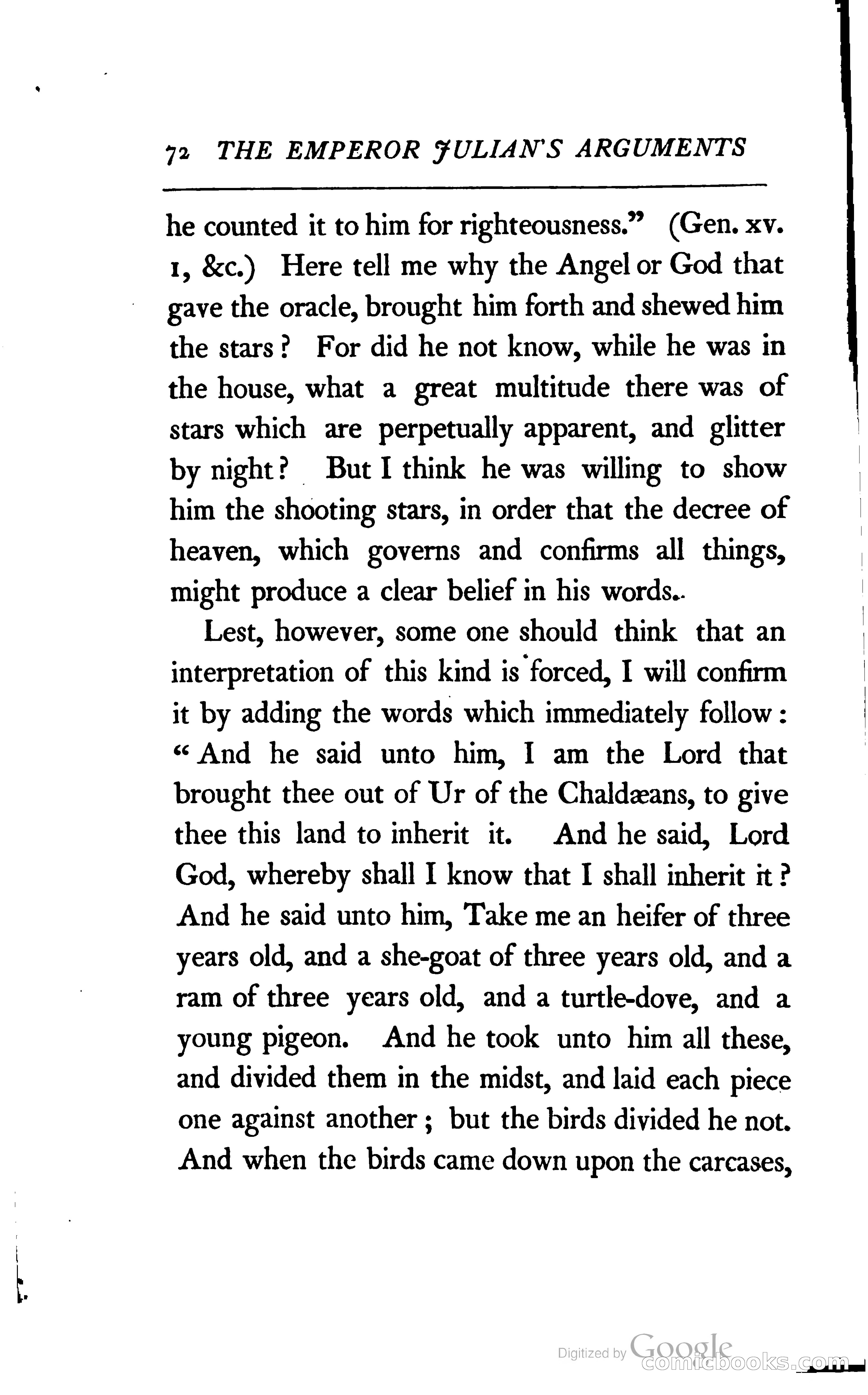 The Arguments of the Emperor Julian Against the Christians — page 95 of 118