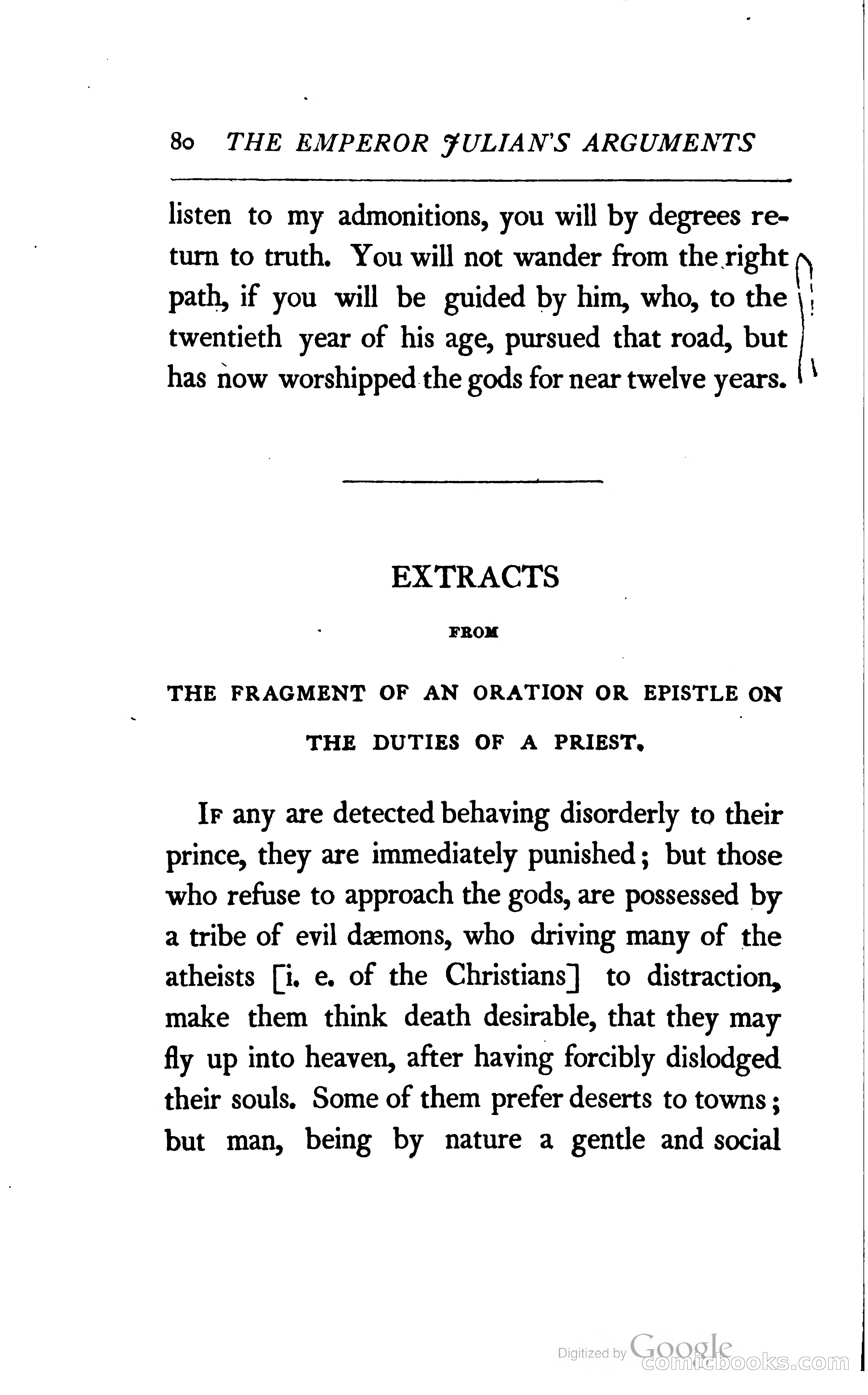 The Arguments of the Emperor Julian Against the Christians — page 103 of 118