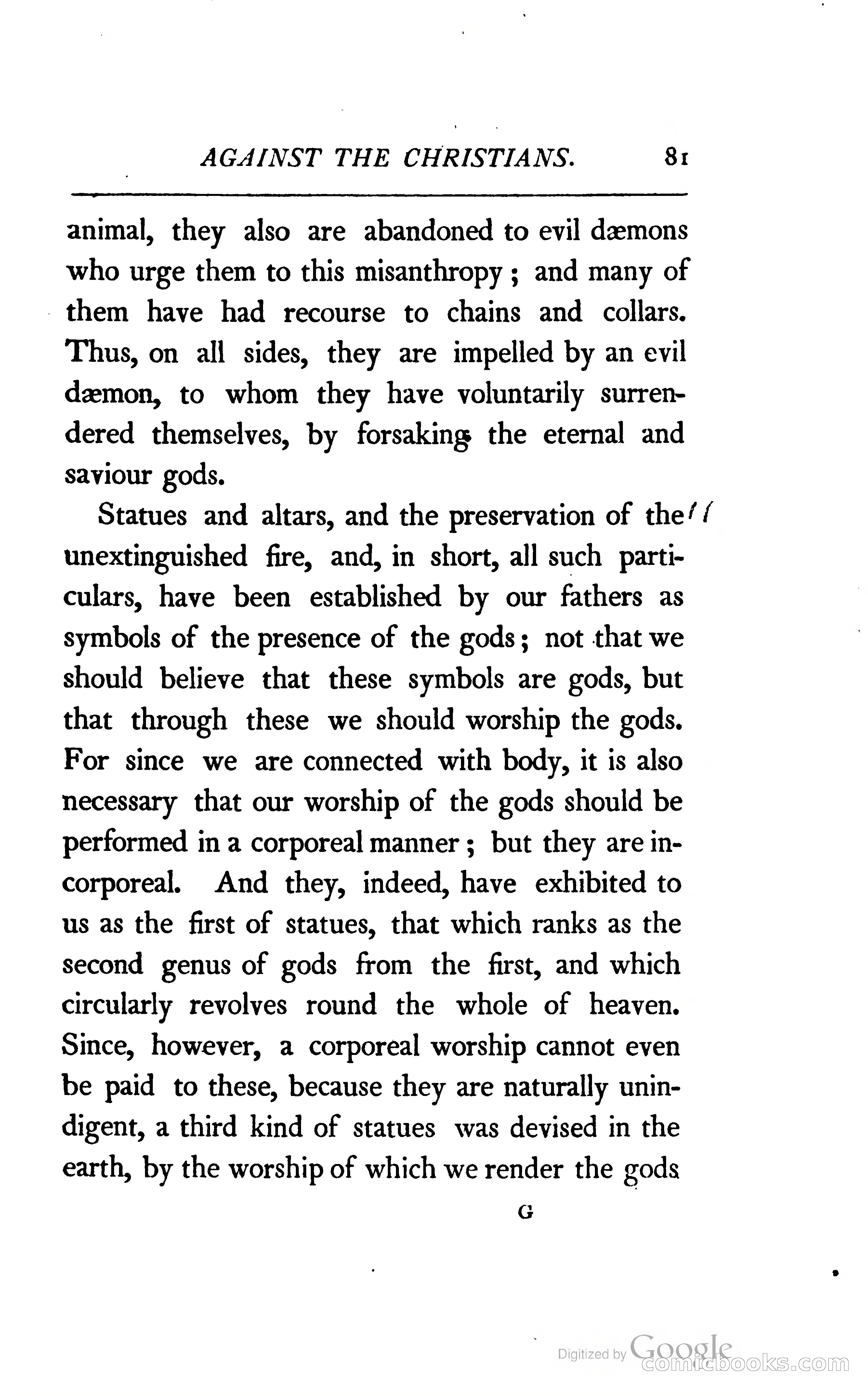 The Arguments of the Emperor Julian Against the Christians — page 104 of 118