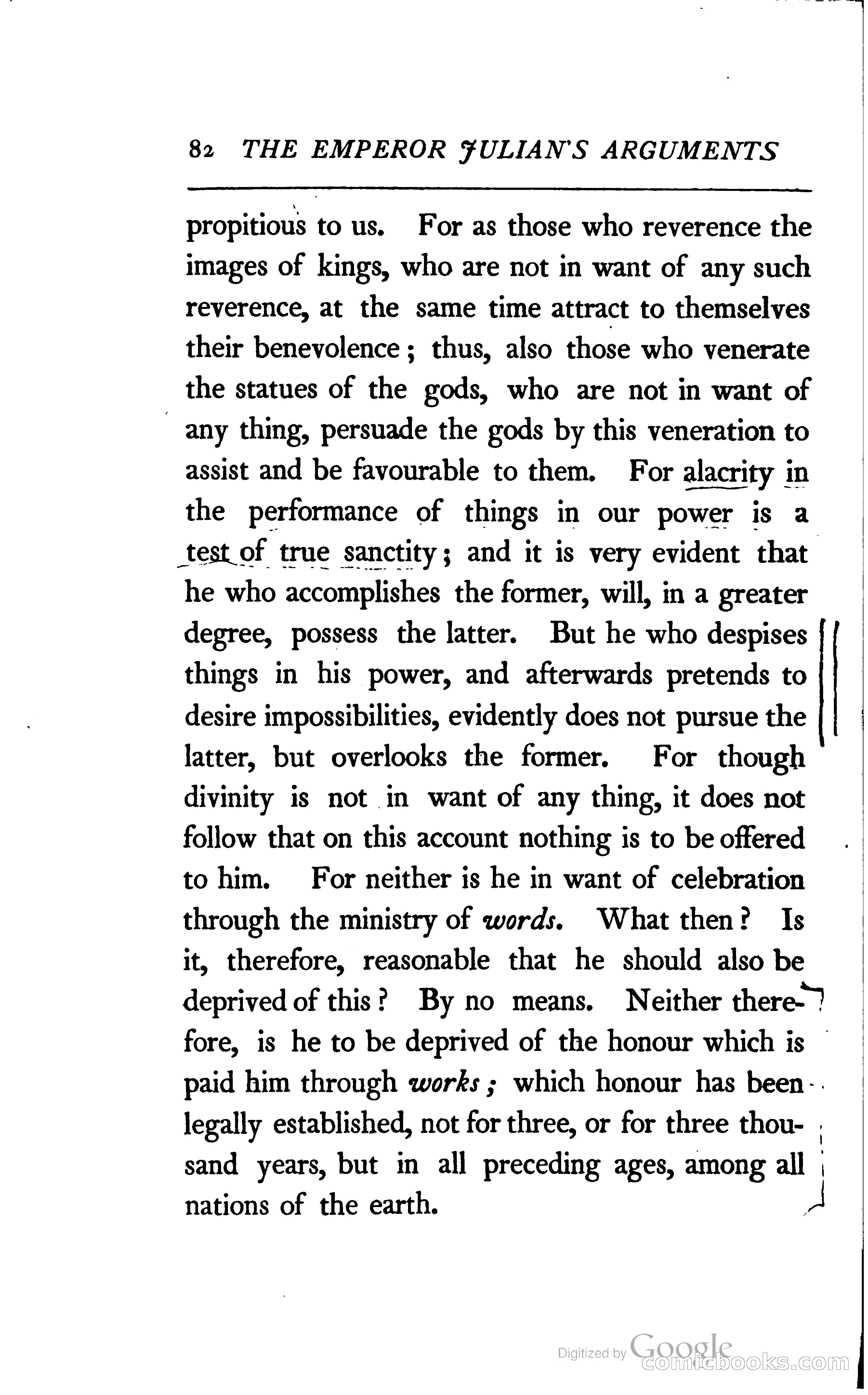 The Arguments of the Emperor Julian Against the Christians — page 105 of 118