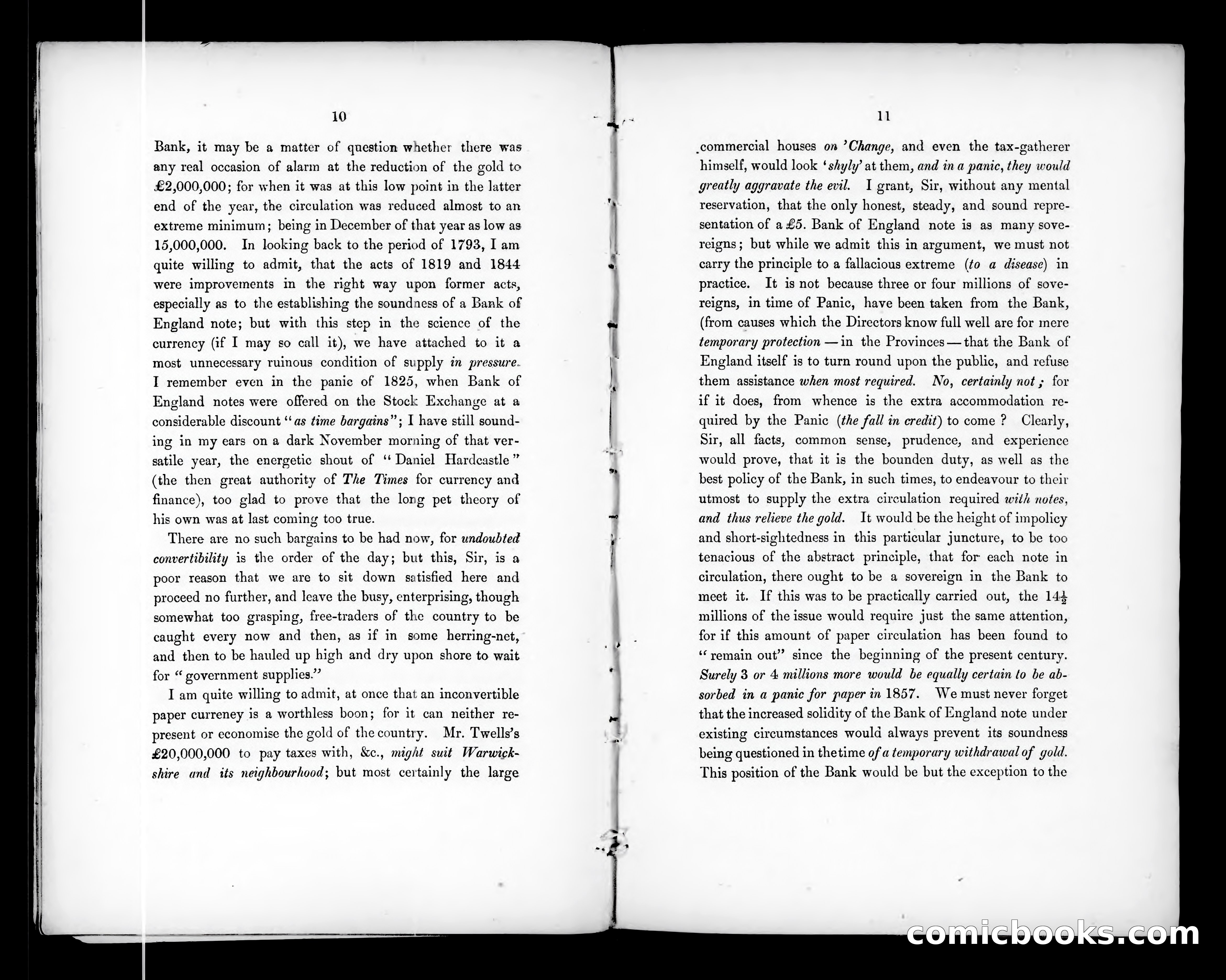 The Bank Charter Act cannot be maintained... — page 8: Penny Dreadfuls, 1858