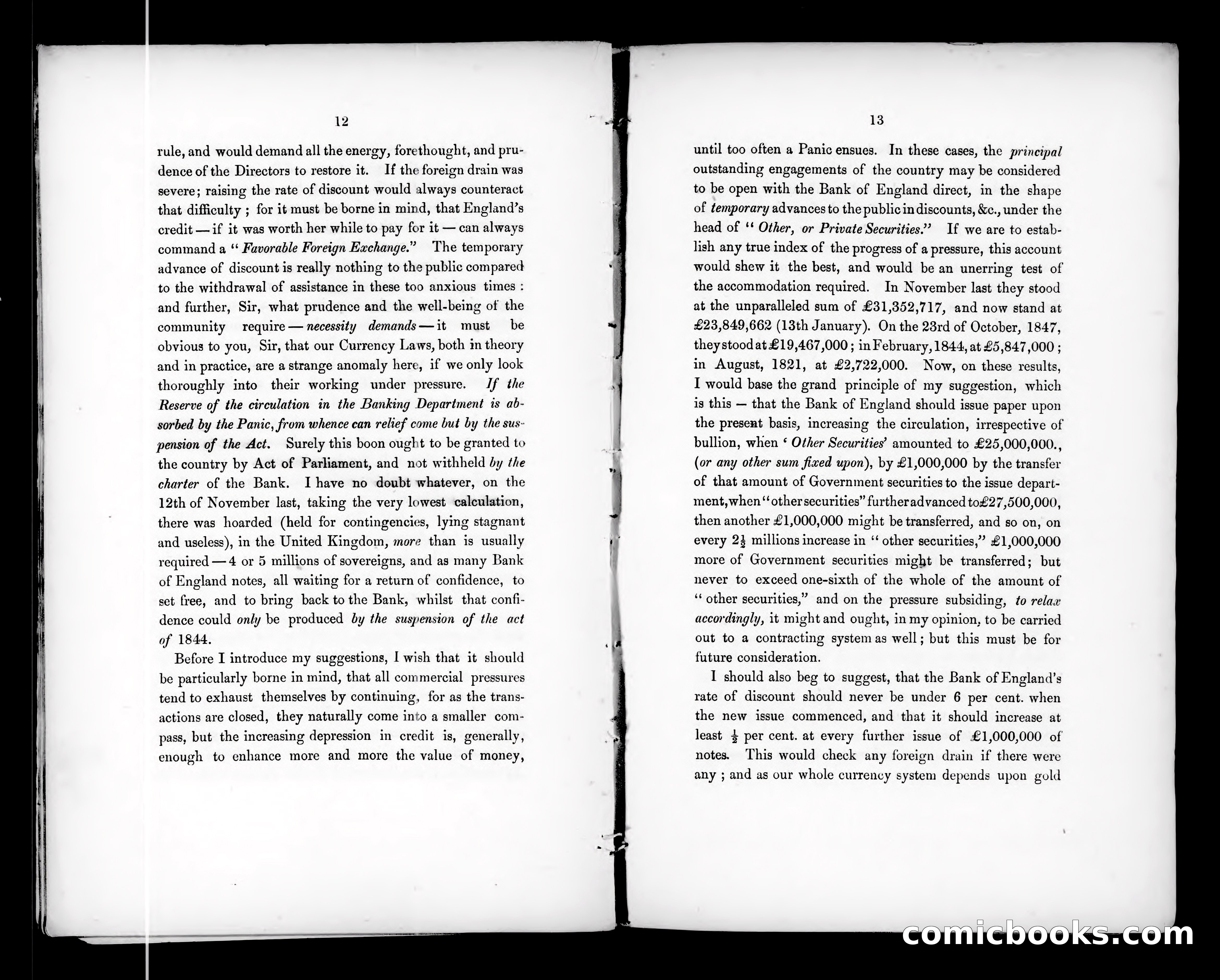 The Bank Charter Act cannot be maintained... — page 9: Penny Dreadfuls, 1858