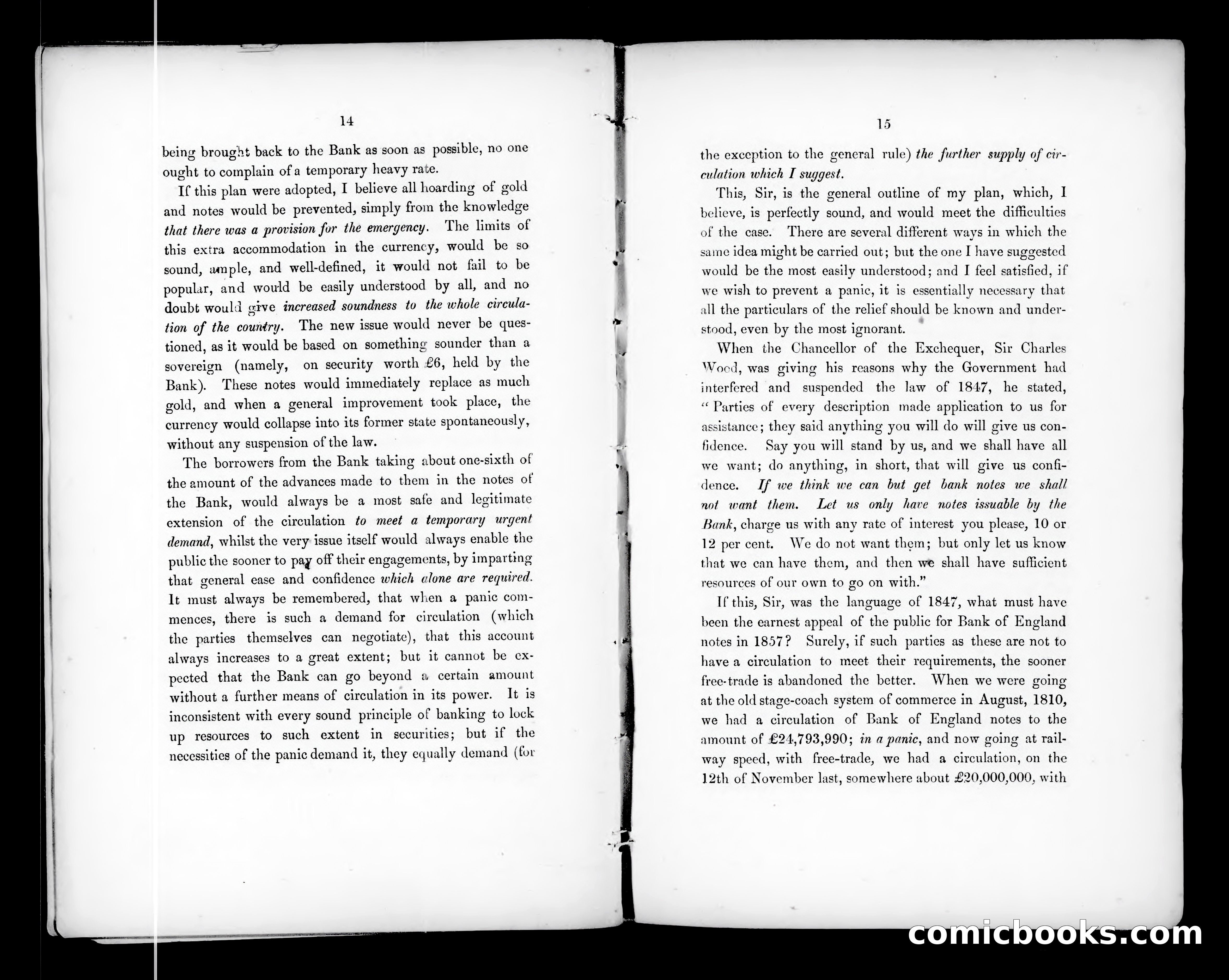 The Bank Charter Act cannot be maintained... — page 10: Penny Dreadfuls, 1858