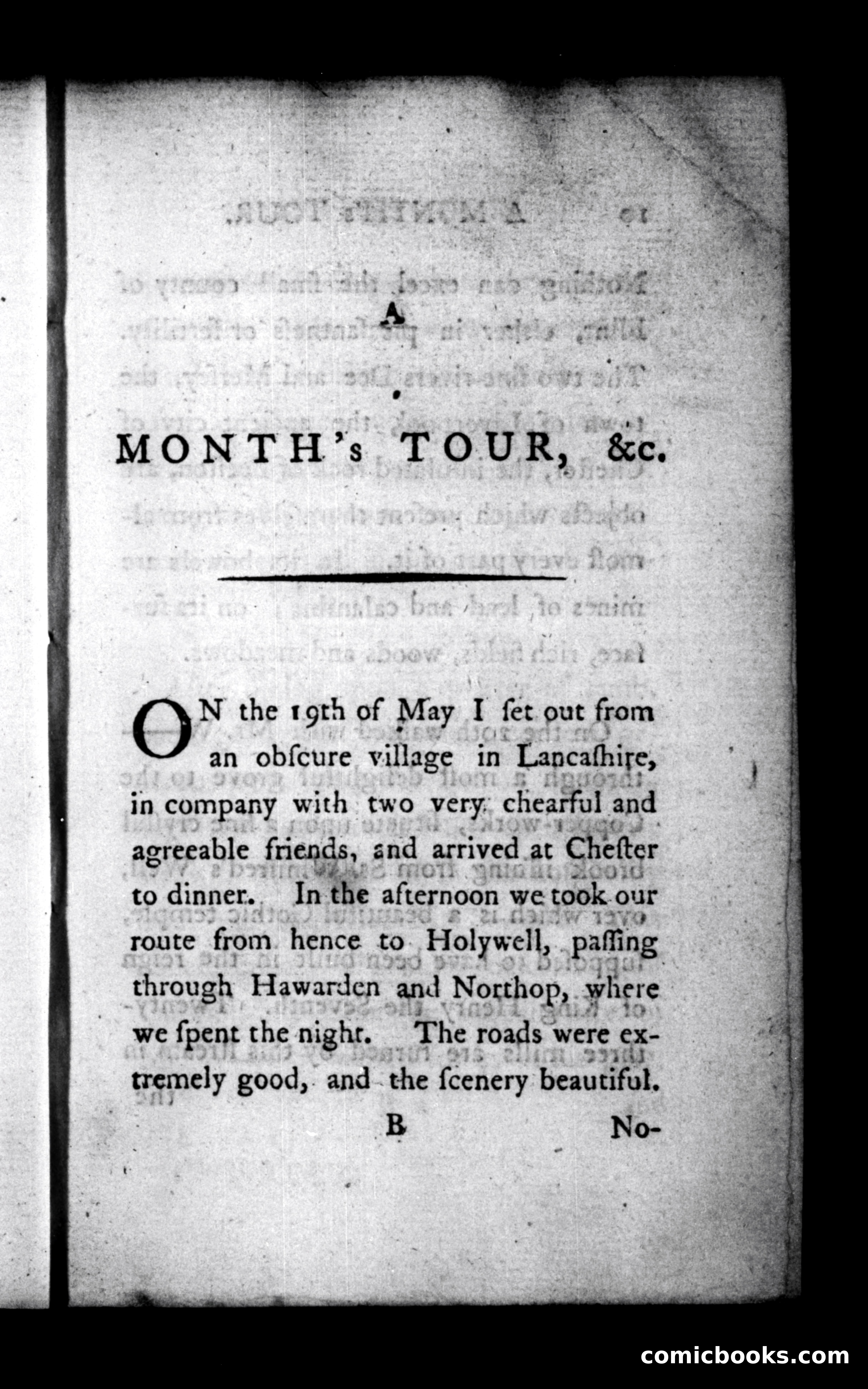A Month's Tour, &c. — page 9 of 120