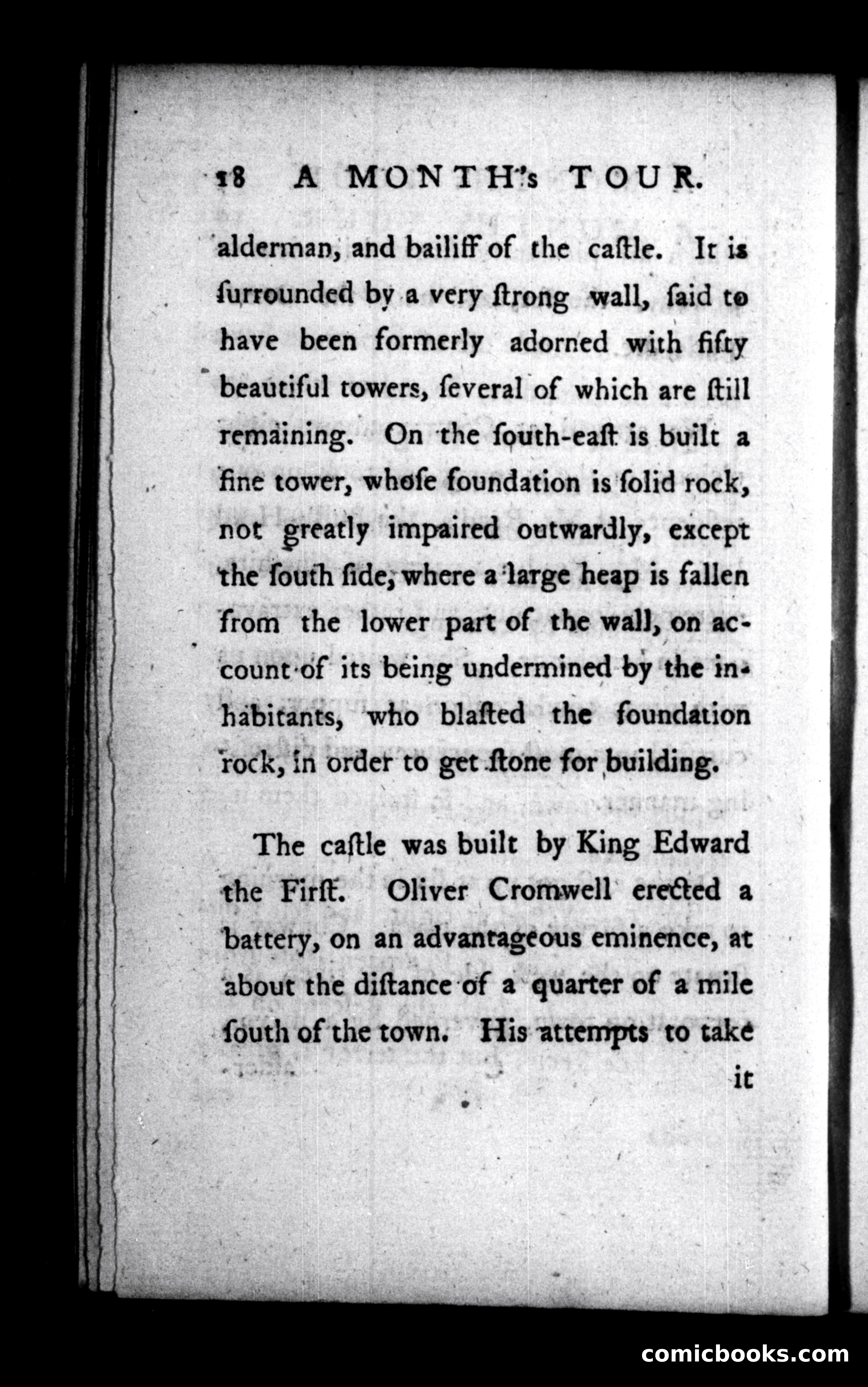 A Month's Tour, &c. — page 18: Penny Dreadfuls, 1781