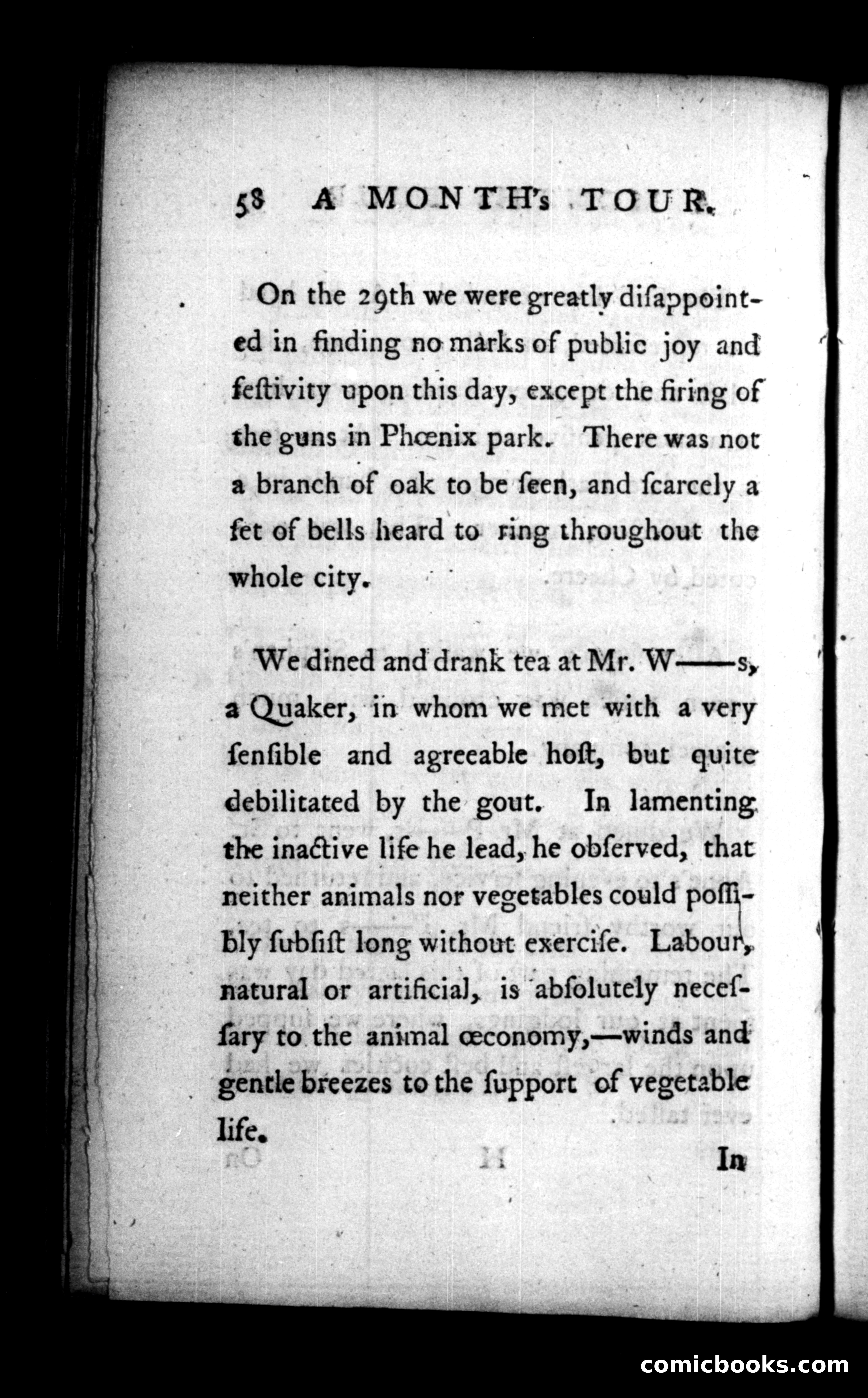 A Month's Tour, &c. — page 58: Penny Dreadfuls, 1781