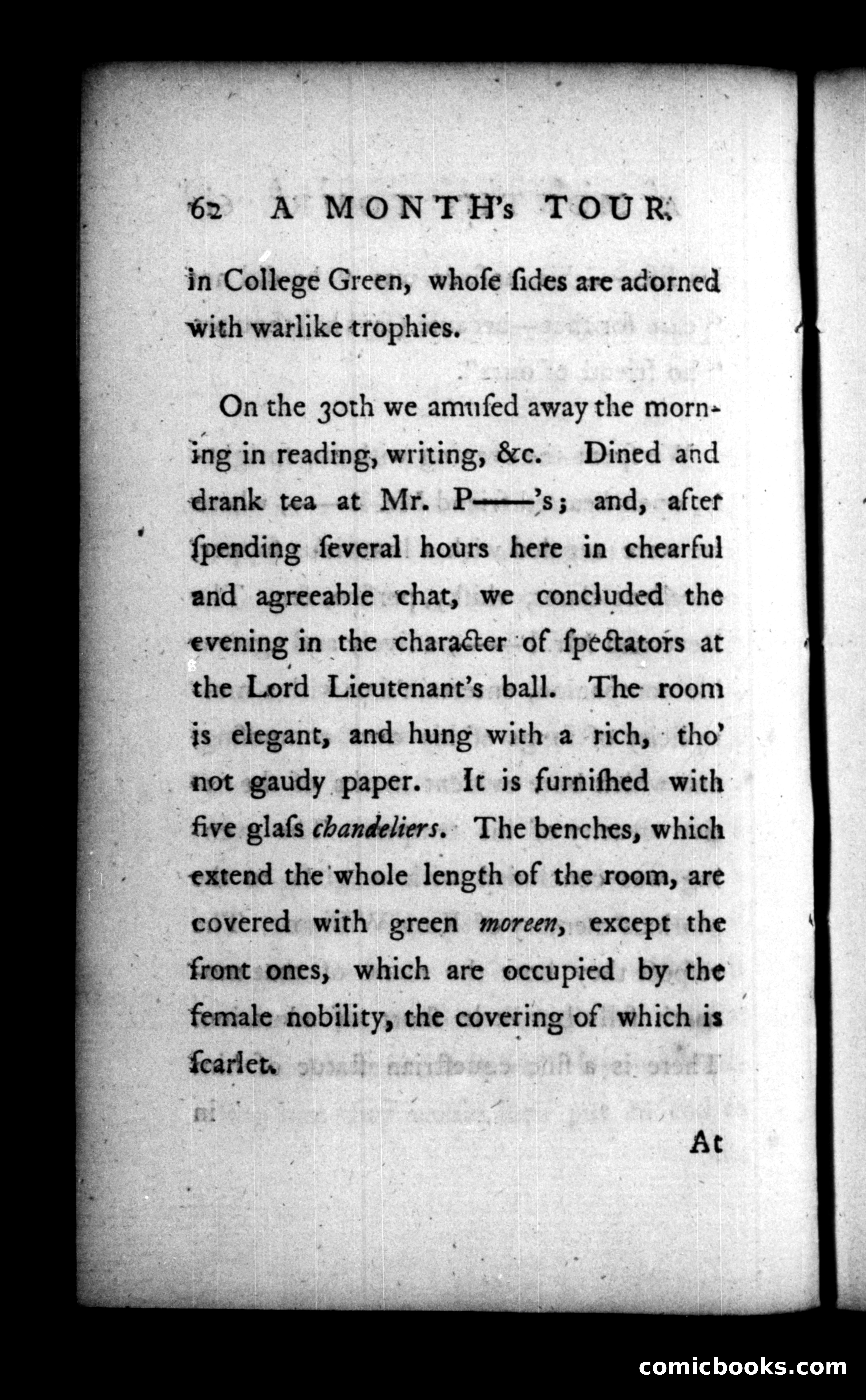 A Month's Tour, &c. — page 62: Penny Dreadfuls, 1781