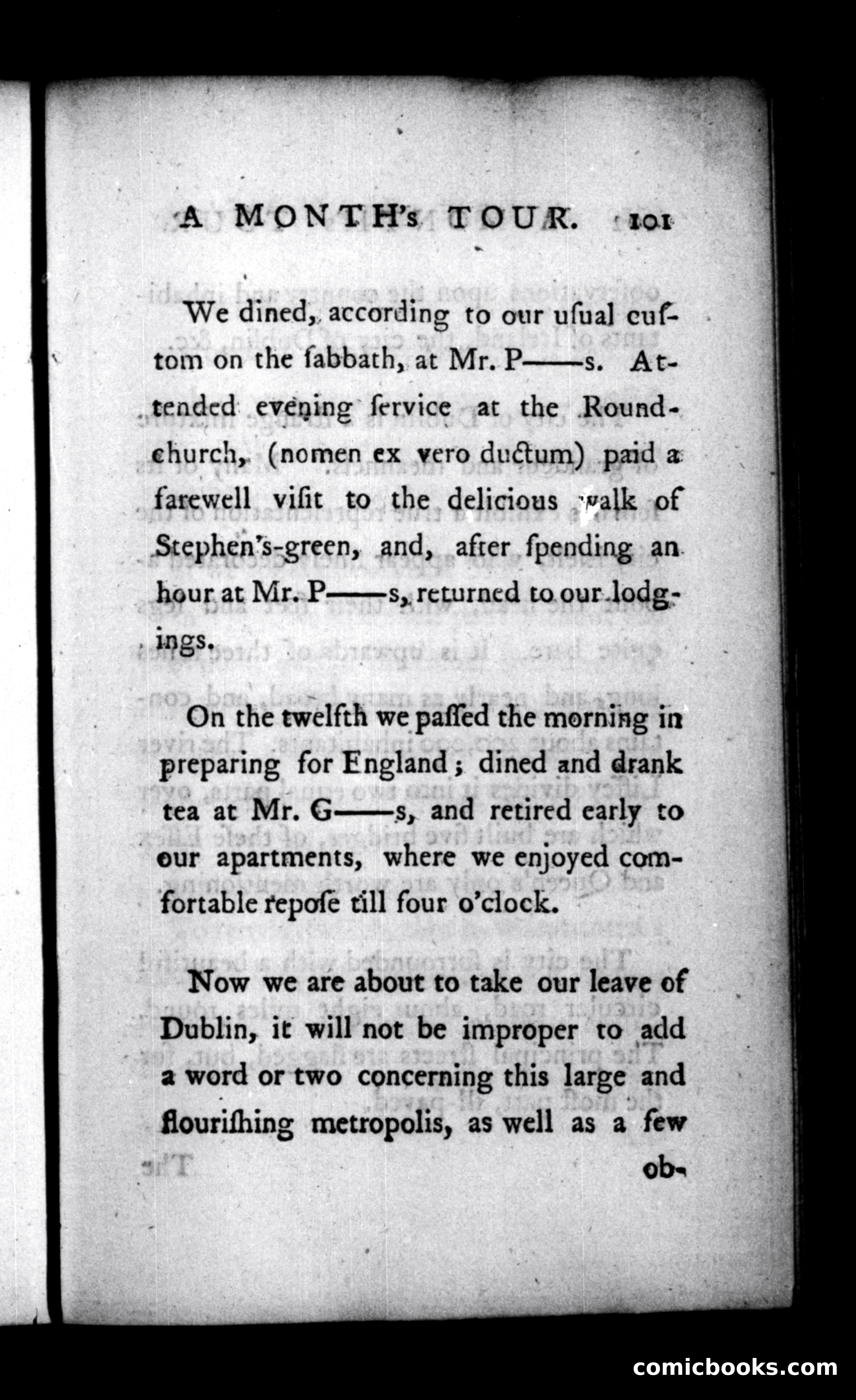 A Month's Tour, &c. — page 101 of 120