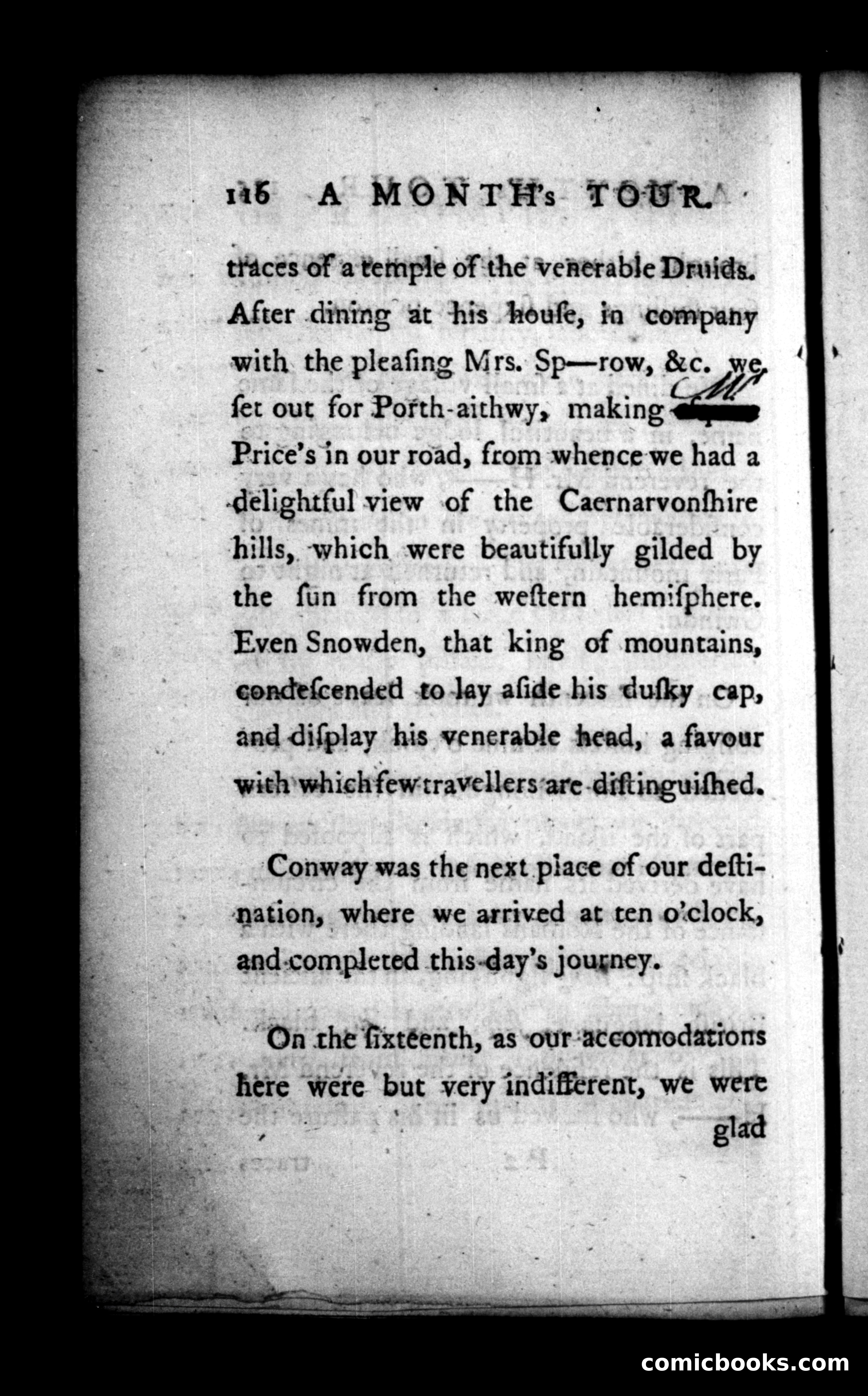 A Month's Tour, &c. — page 116 of 120