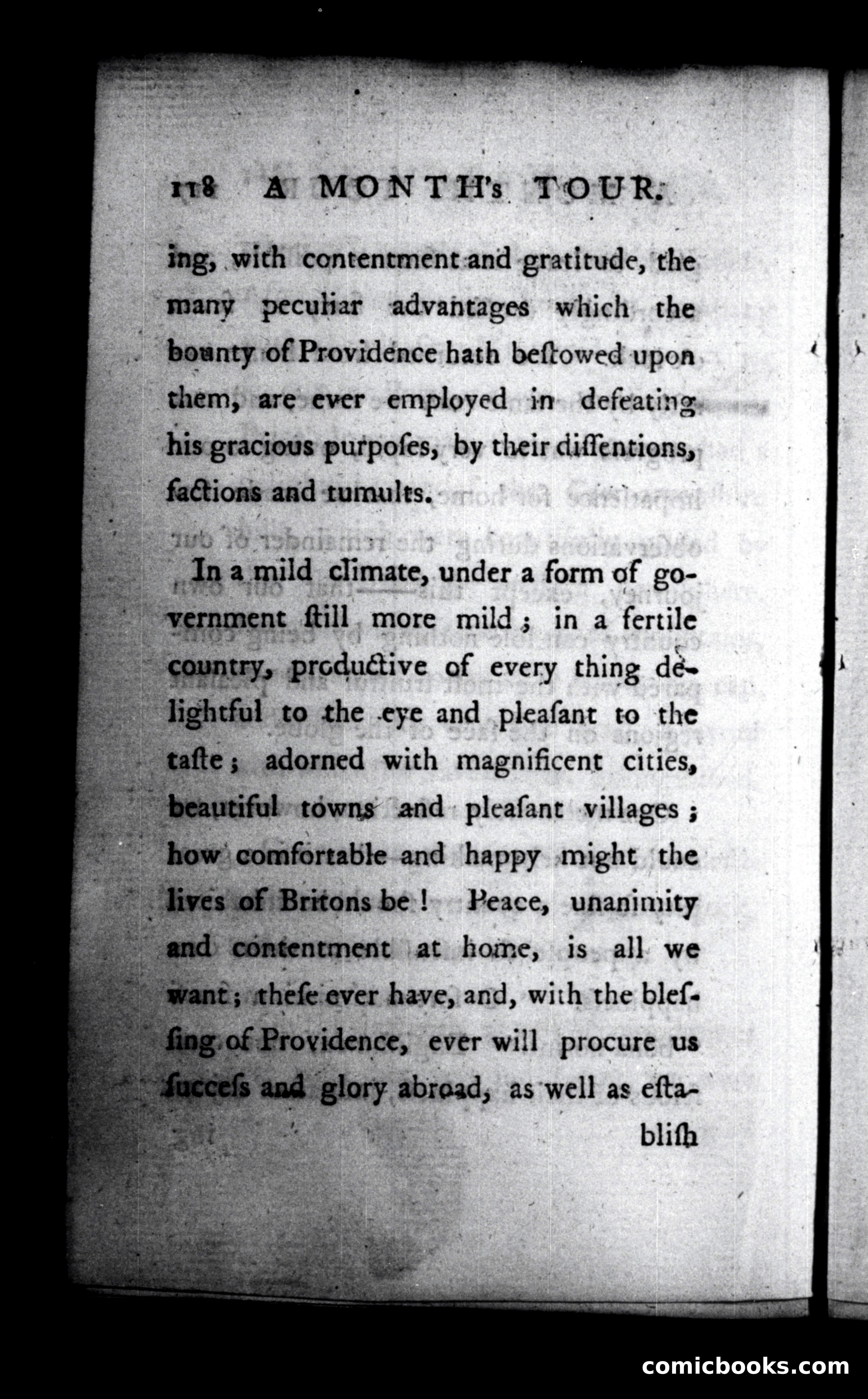 A Month's Tour, &c. — page 118 of 120
