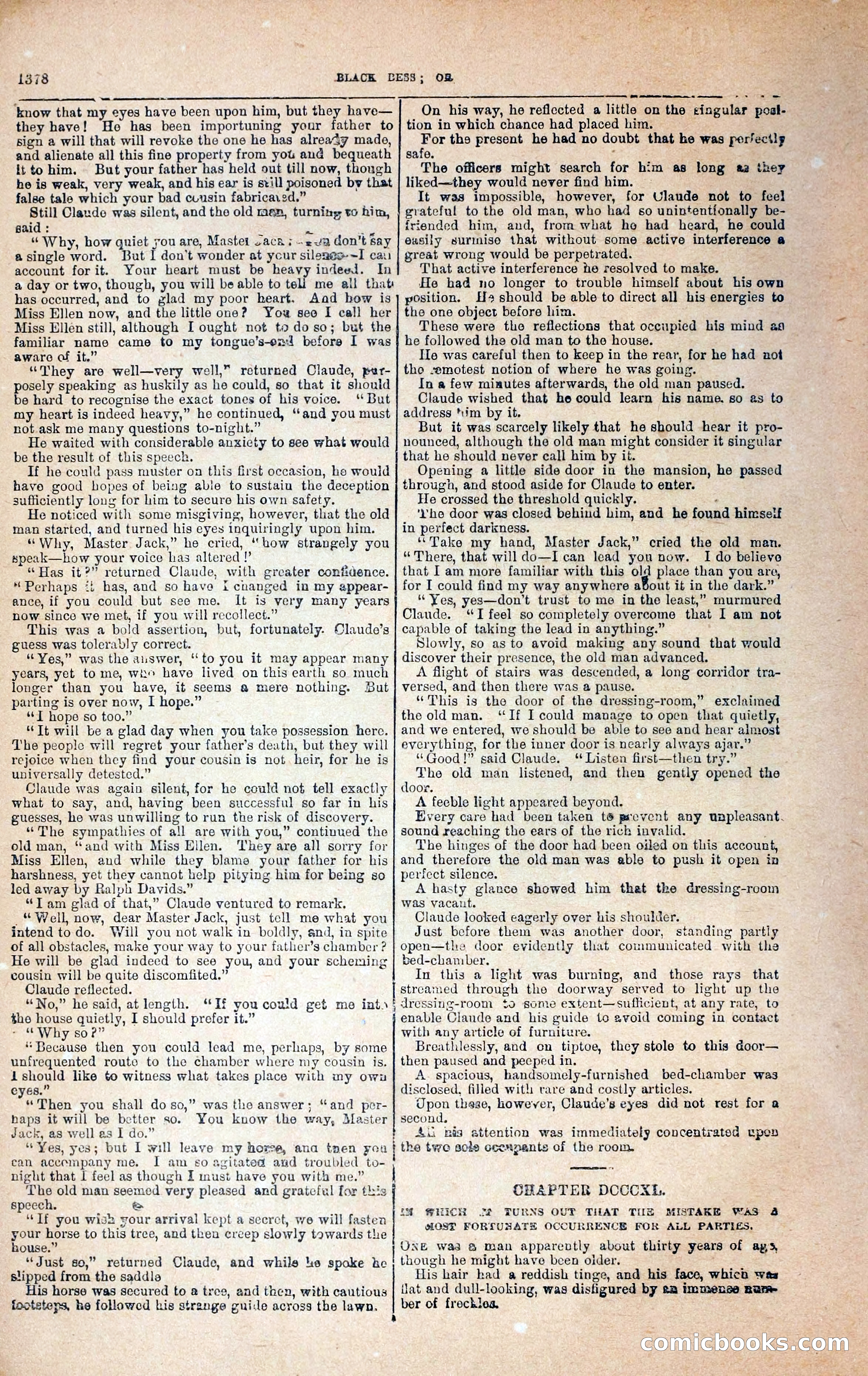 Black Bess; or, the Knight of the Road — page 6: Penny Dreadfuls, 1866
