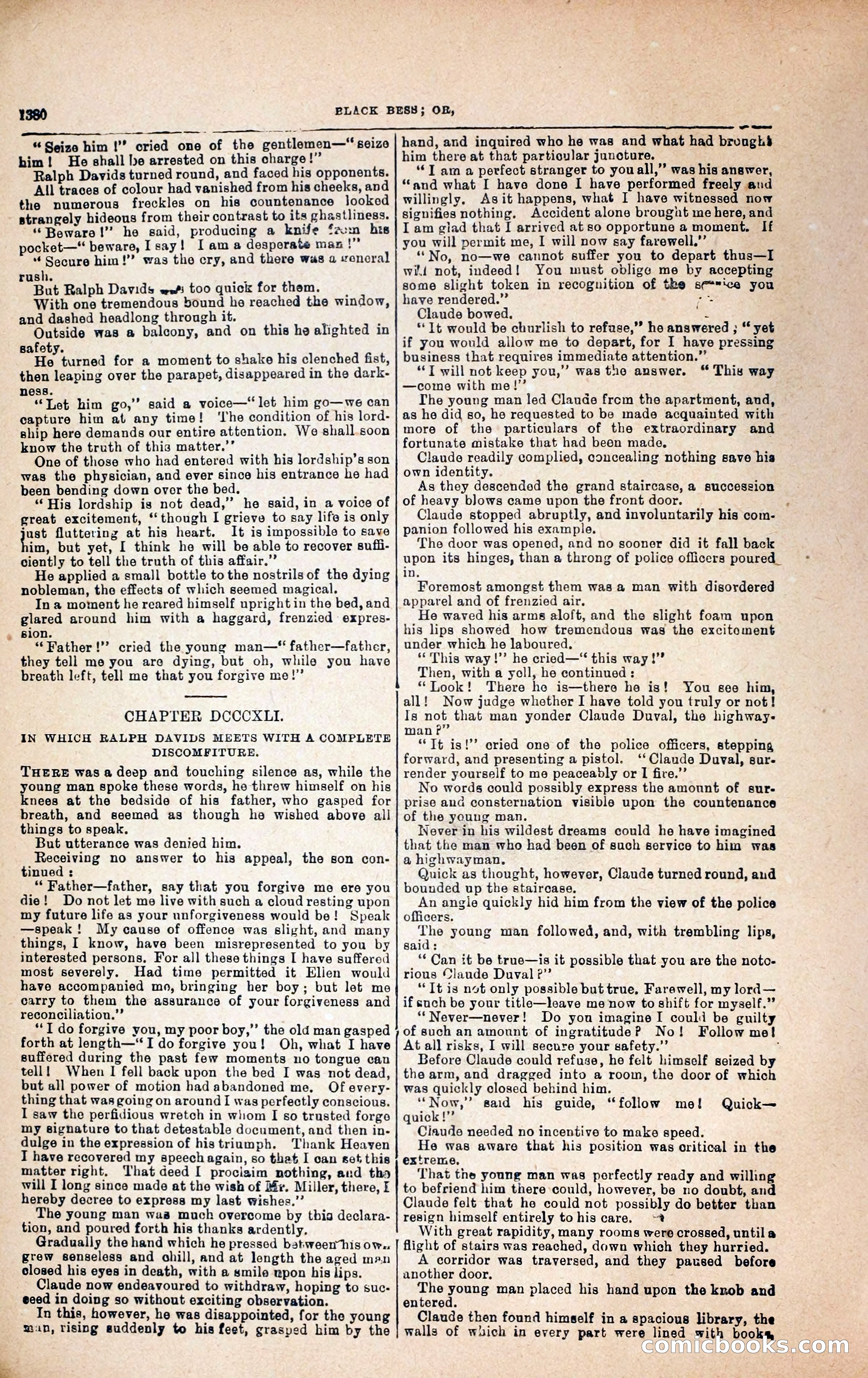 Black Bess; or, the Knight of the Road — page 8: Penny Dreadfuls, 1866