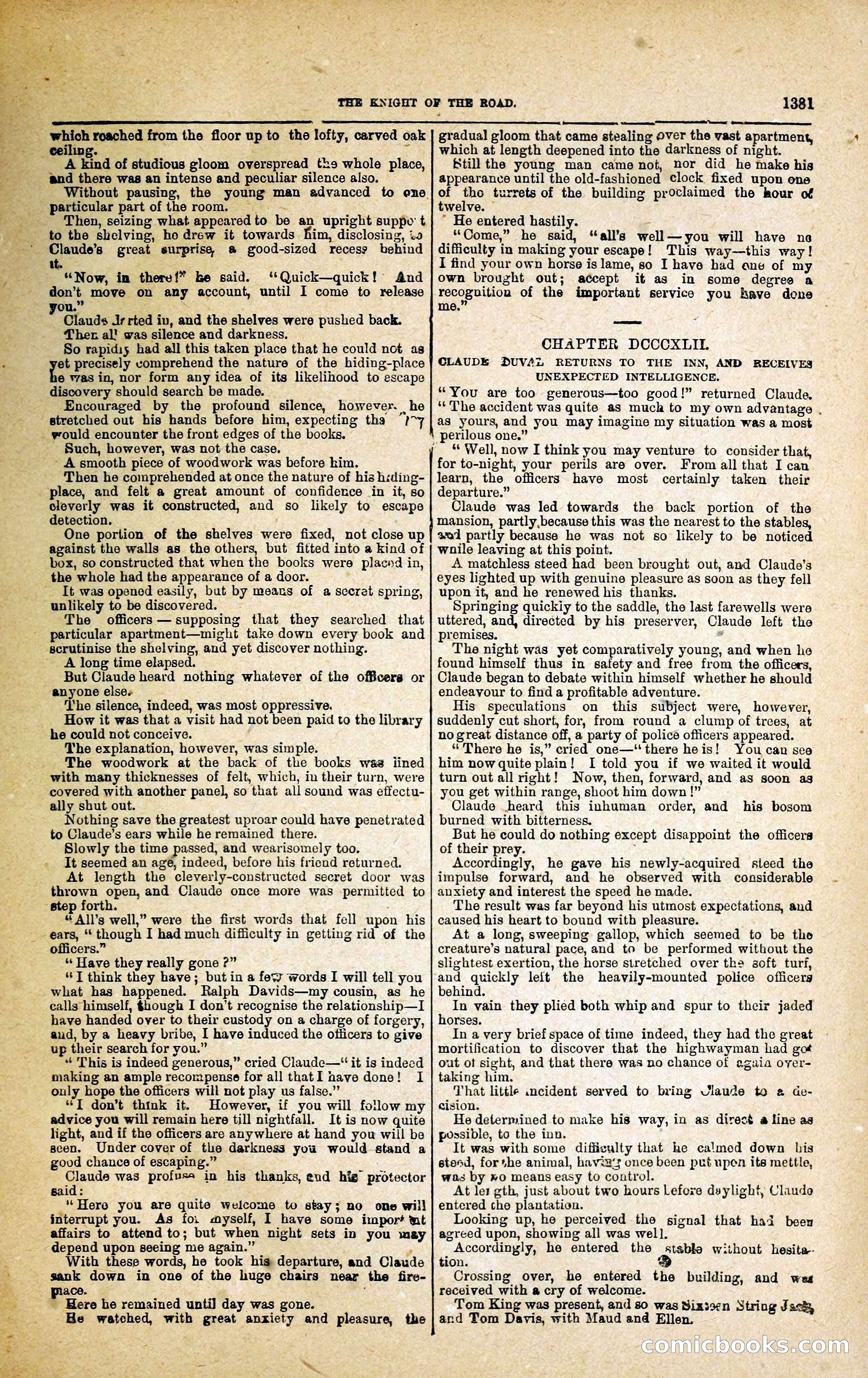 Black Bess; or, the Knight of the Road — page 9: Penny Dreadfuls, 1866