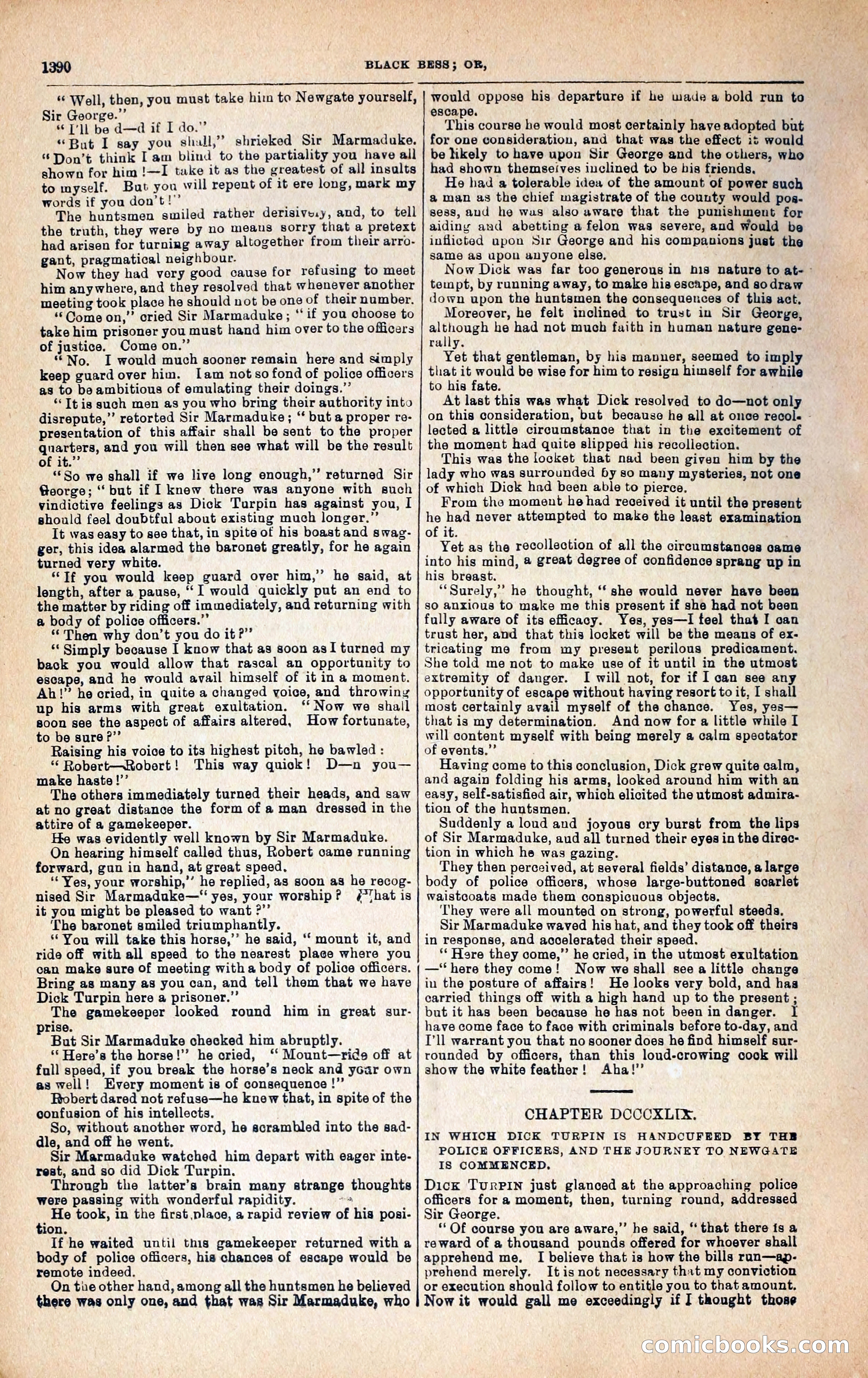 Black Bess; or, the Knight of the Road — page 18: Penny Dreadfuls, 1866