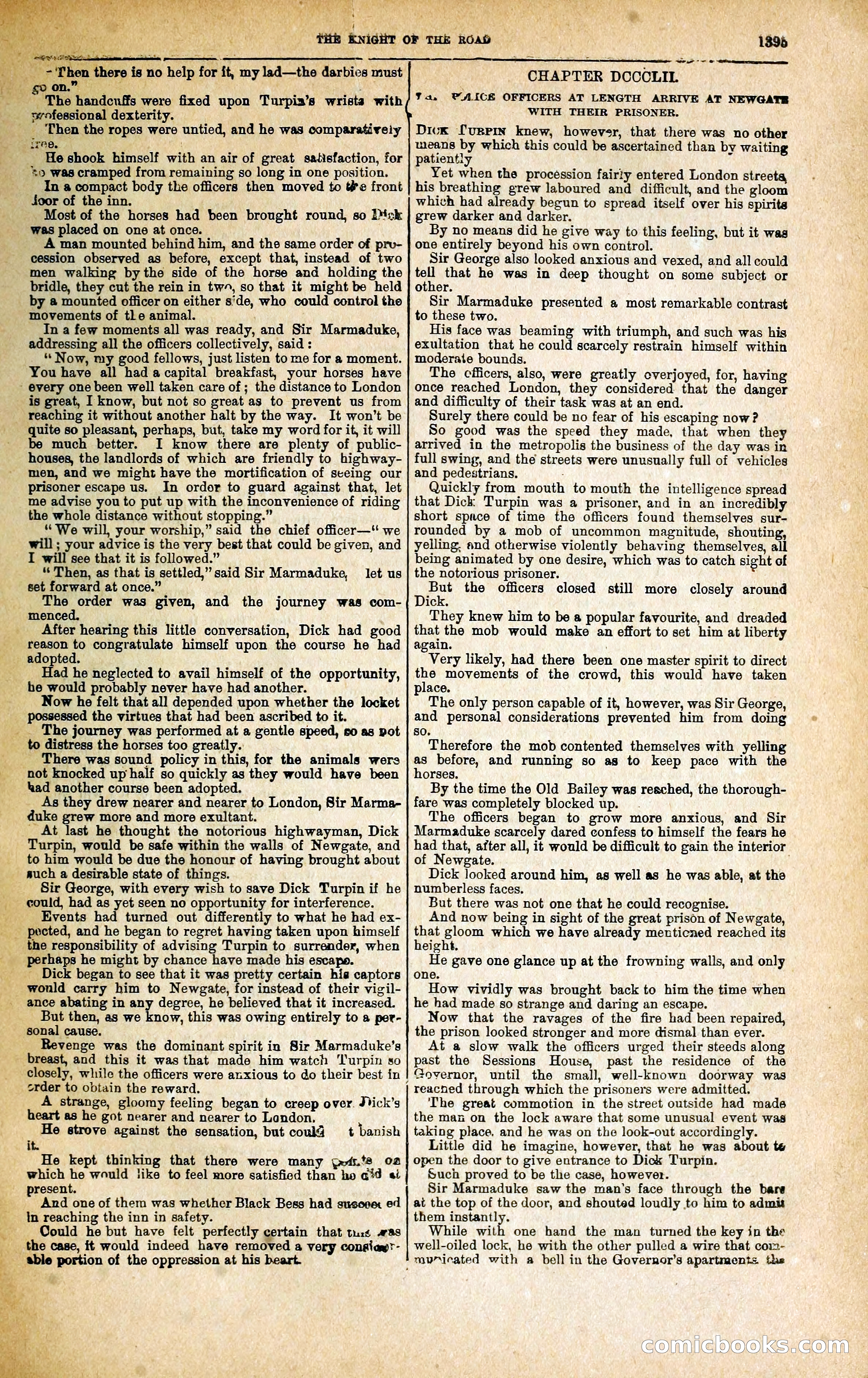 Black Bess; or, the Knight of the Road — page 23: Penny Dreadfuls, 1866
