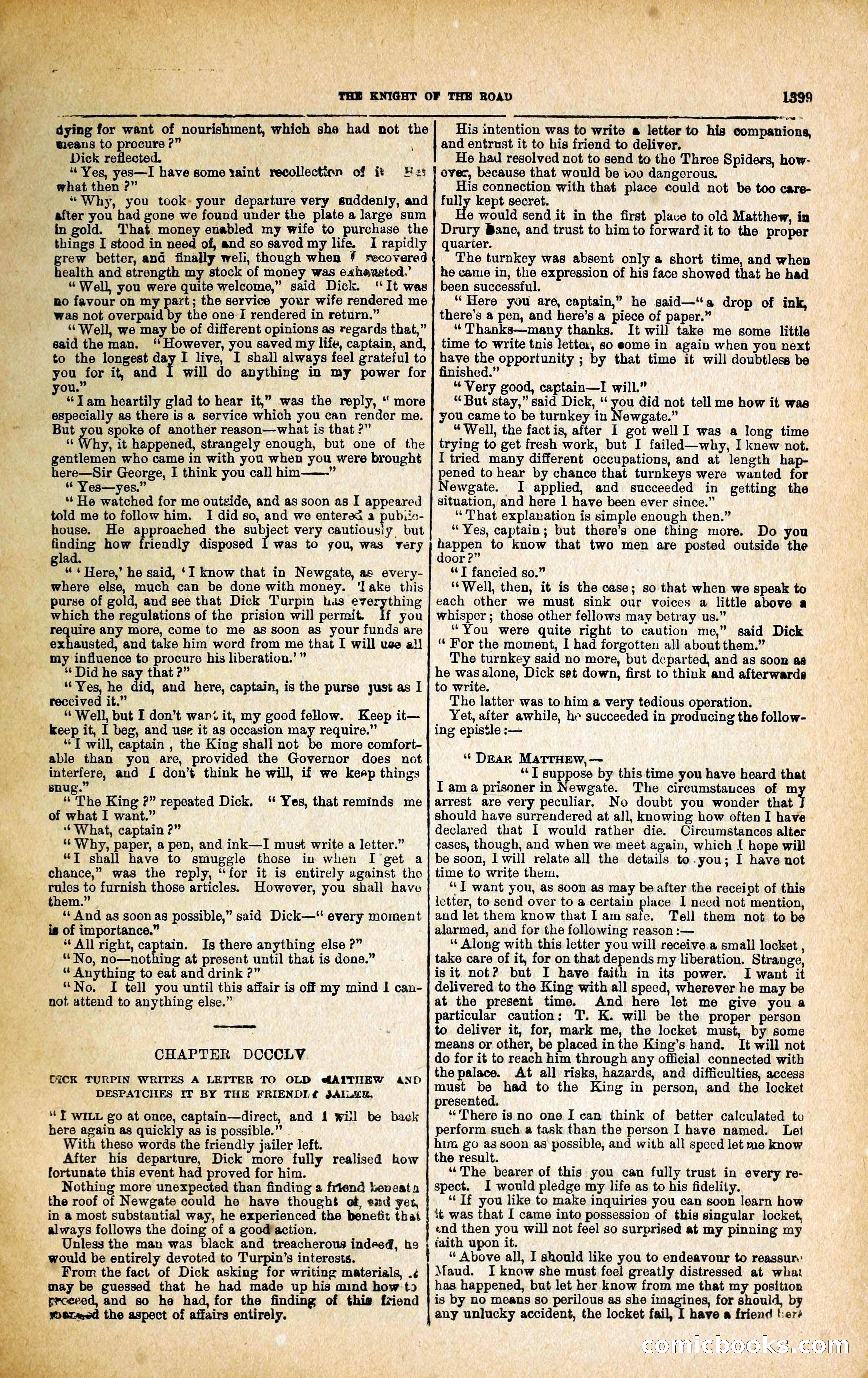 Black Bess; or, the Knight of the Road — page 27: Penny Dreadfuls, 1866
