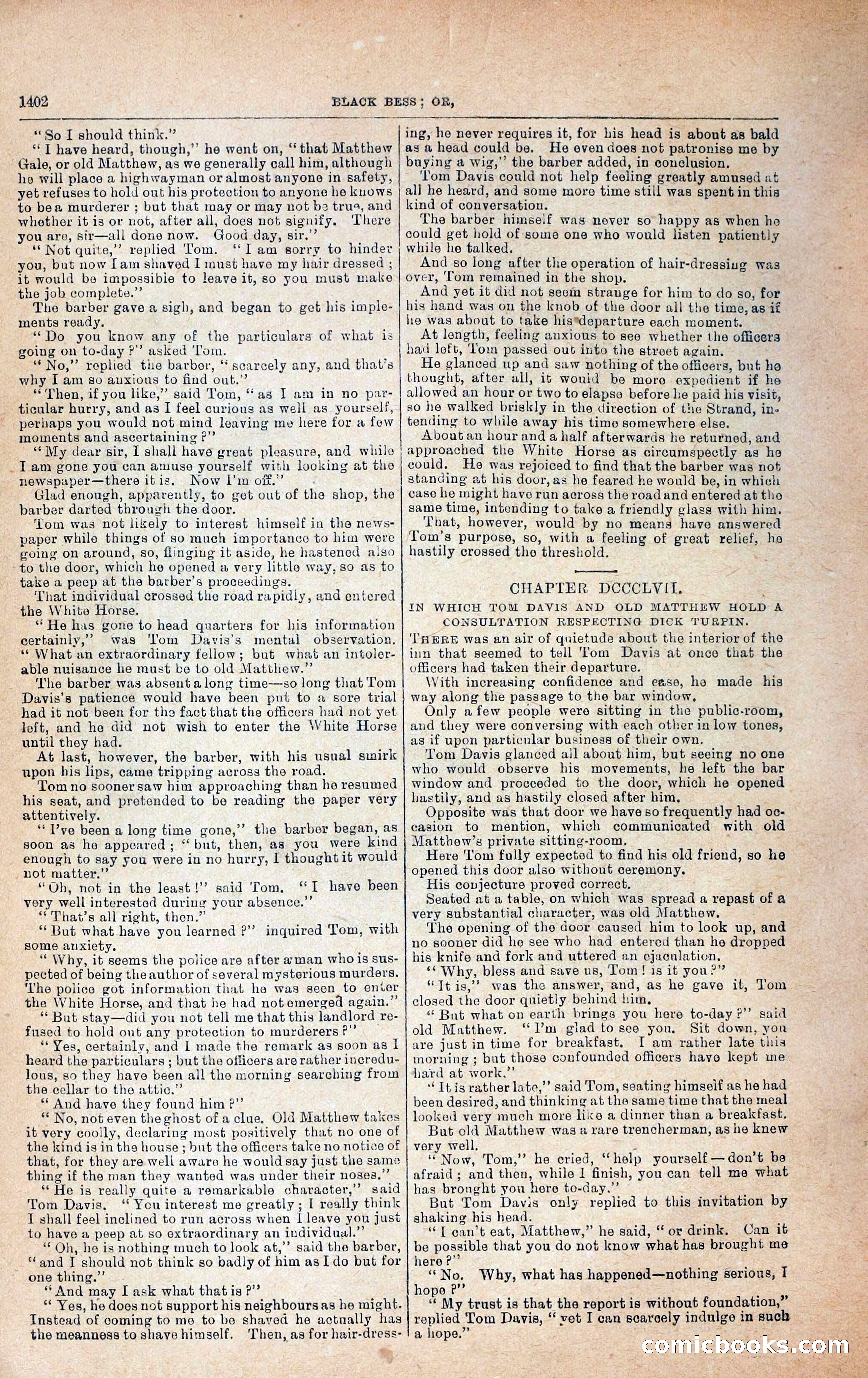 Black Bess; or, the Knight of the Road — page 30: Penny Dreadfuls, 1866