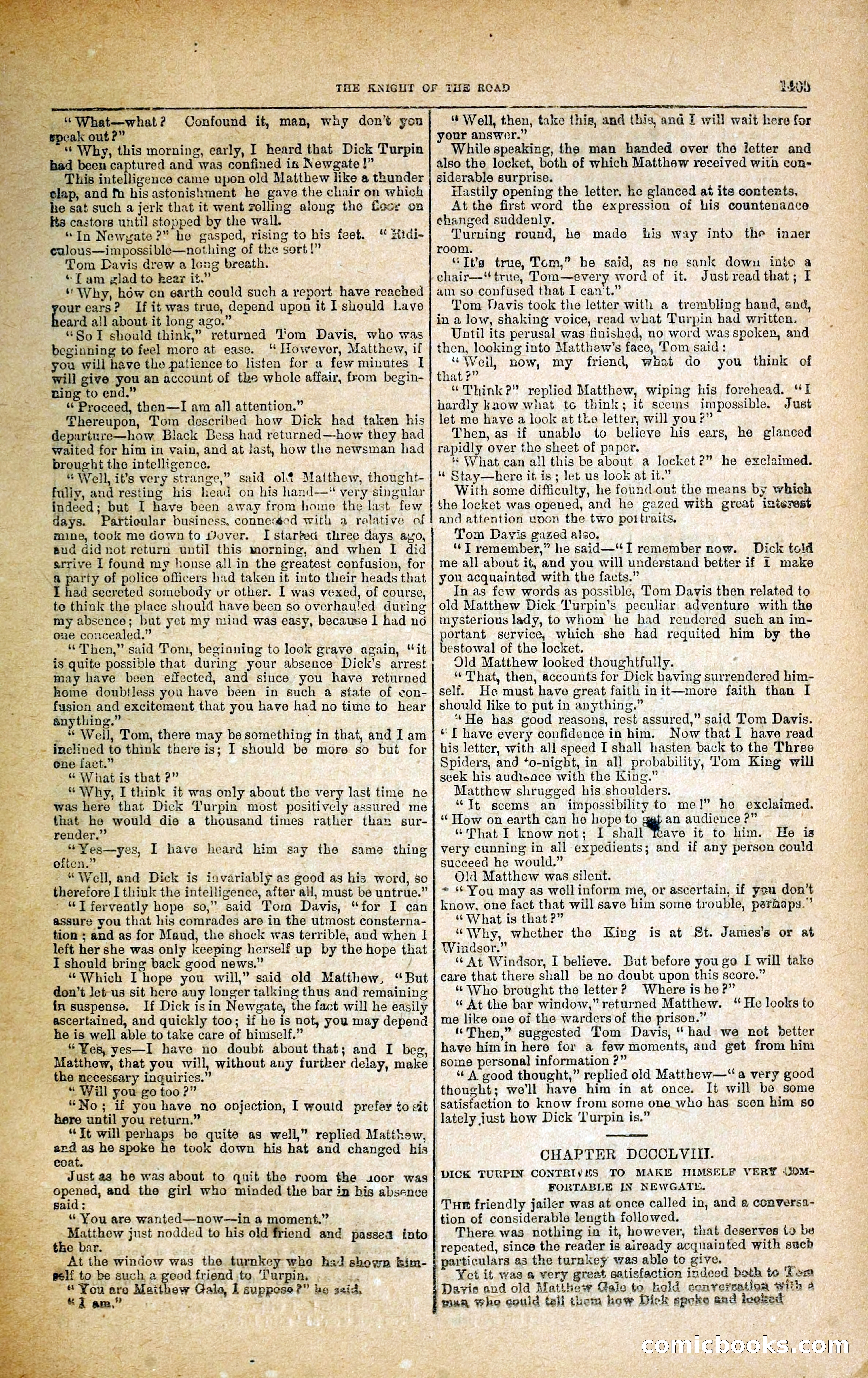 Black Bess; or, the Knight of the Road — page 31: Penny Dreadfuls, 1866