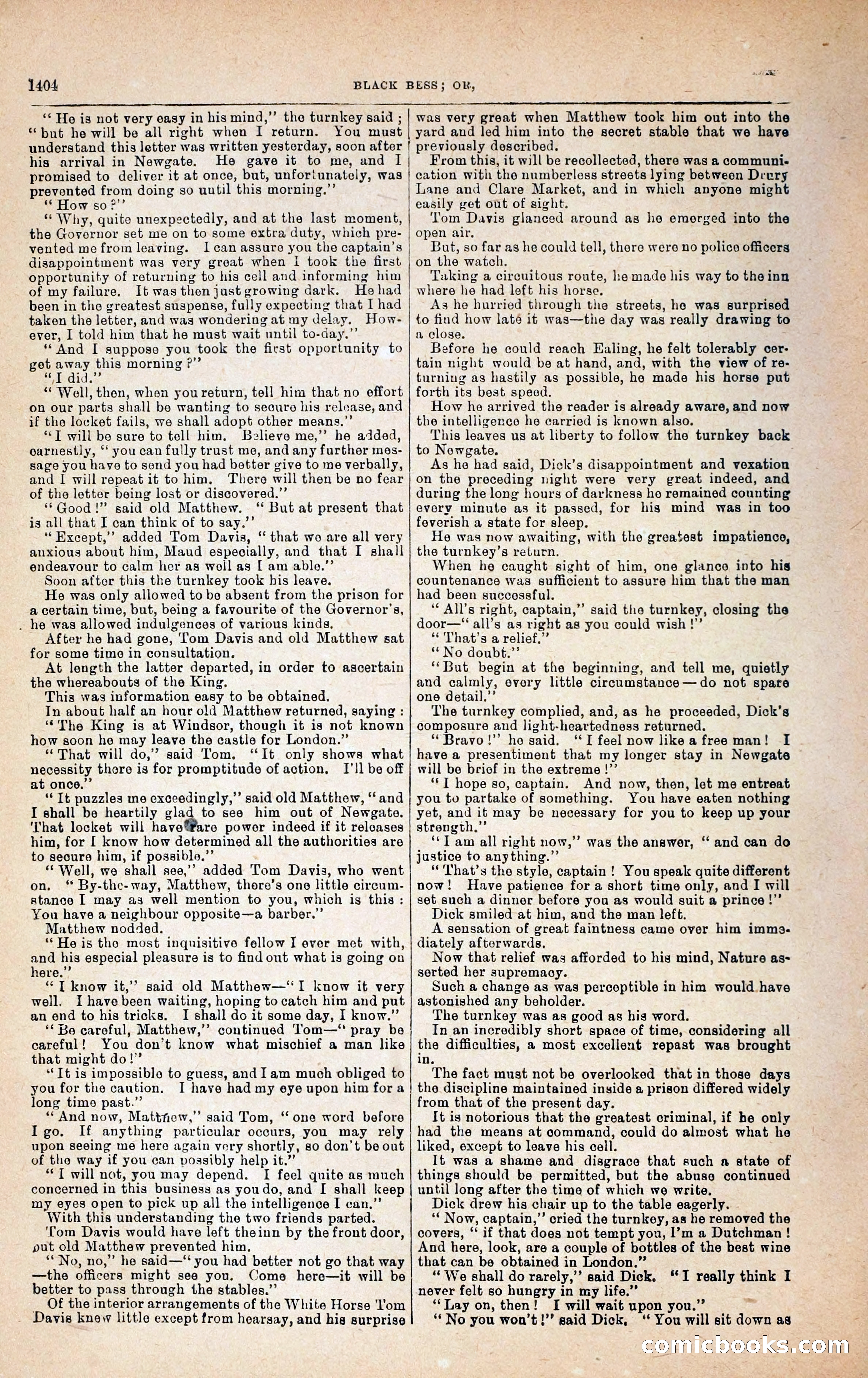 Black Bess; or, the Knight of the Road — page 32: Penny Dreadfuls, 1866
