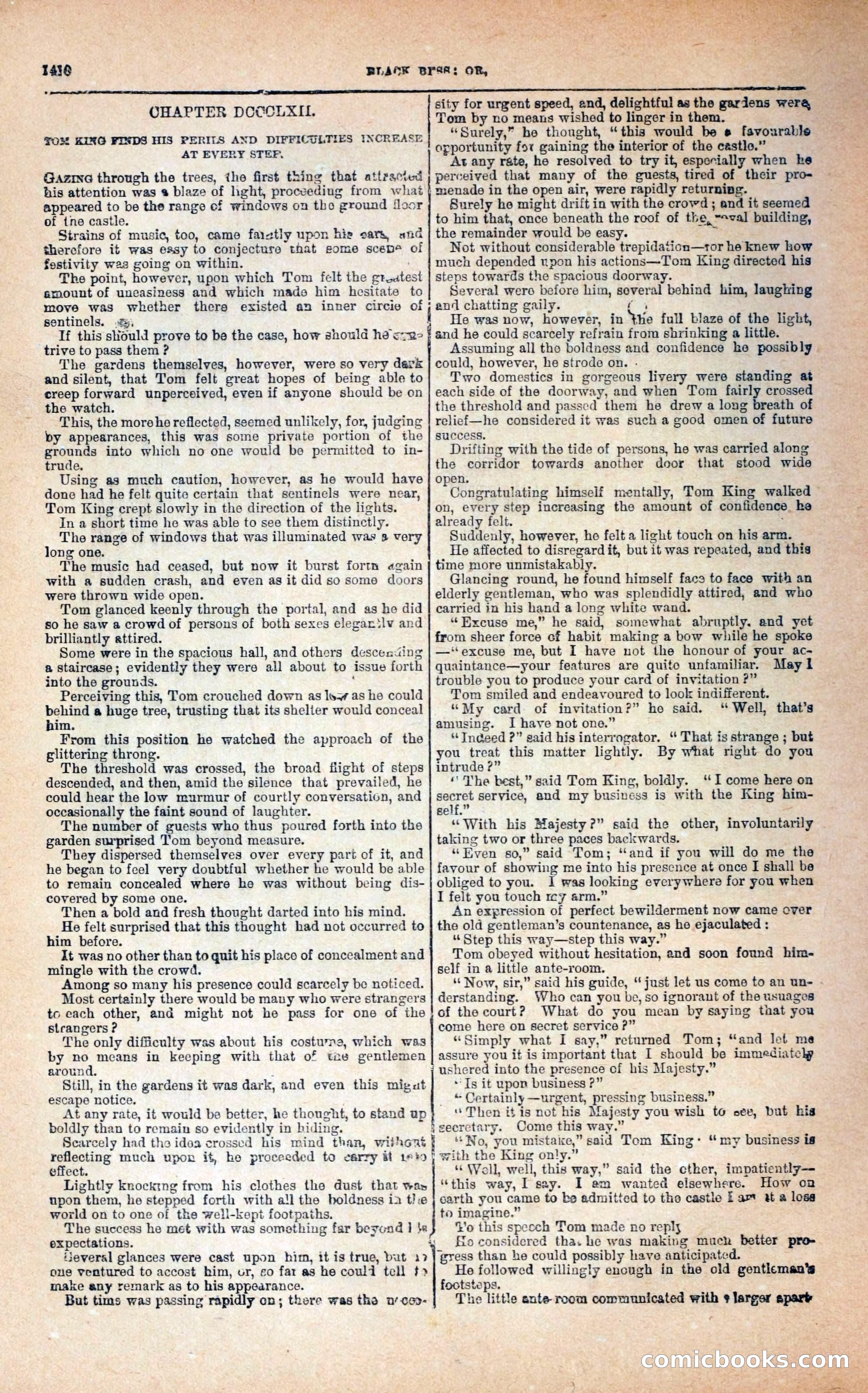 Black Bess; or, the Knight of the Road — page 38: Penny Dreadfuls, 1866