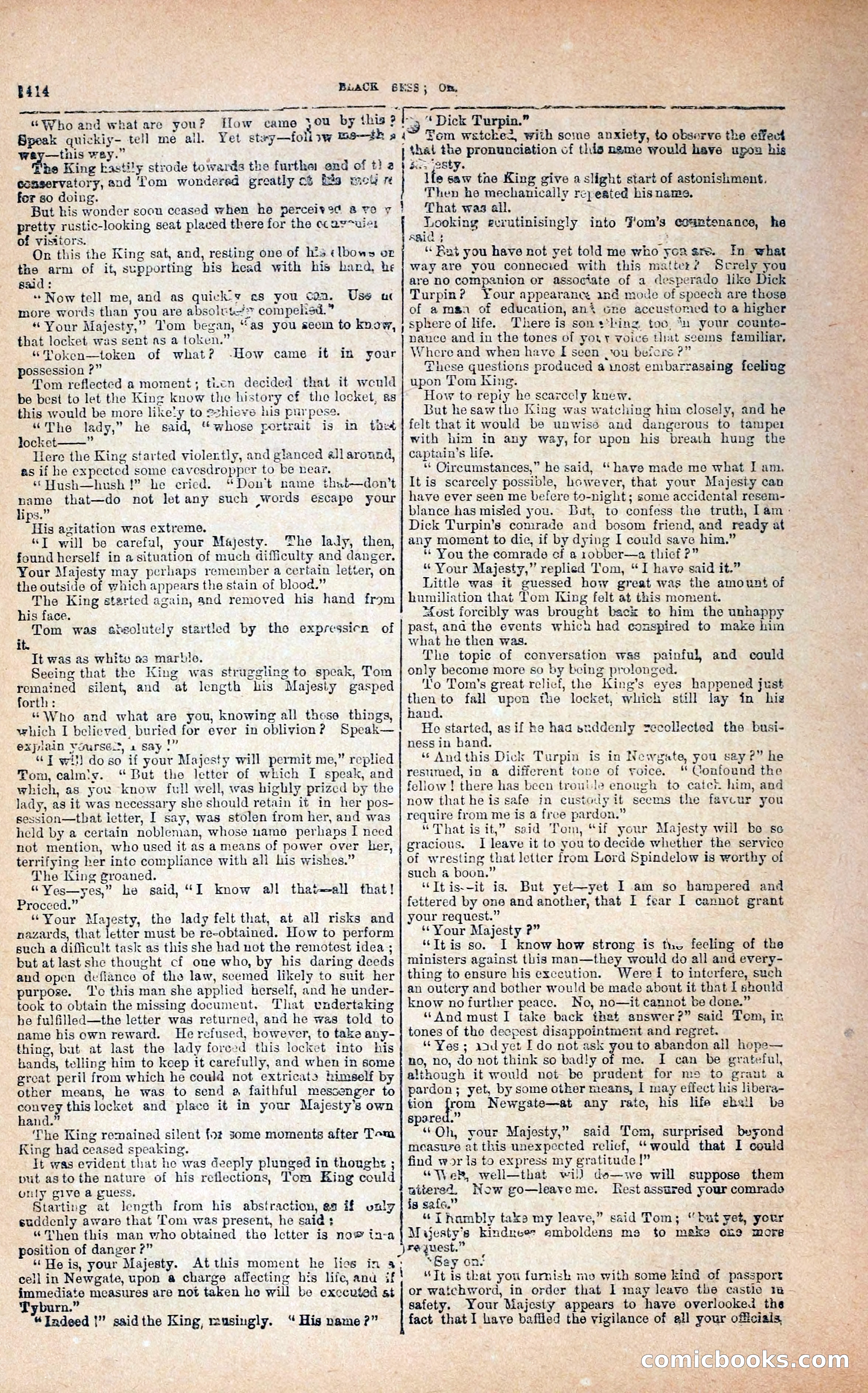 Black Bess; or, the Knight of the Road — page 42: Penny Dreadfuls, 1866
