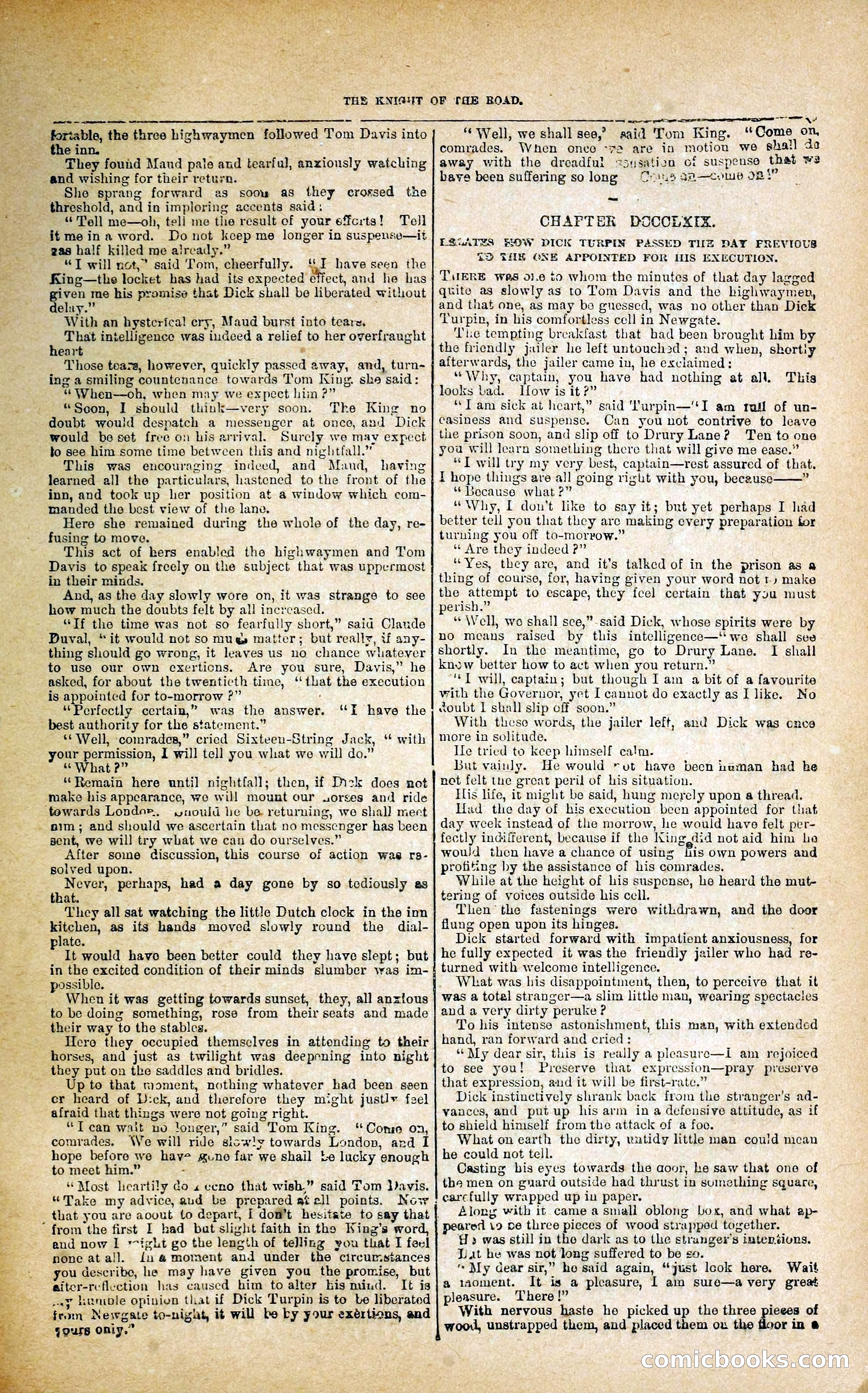 Black Bess; or, the Knight of the Road — page 47: Penny Dreadfuls, 1866