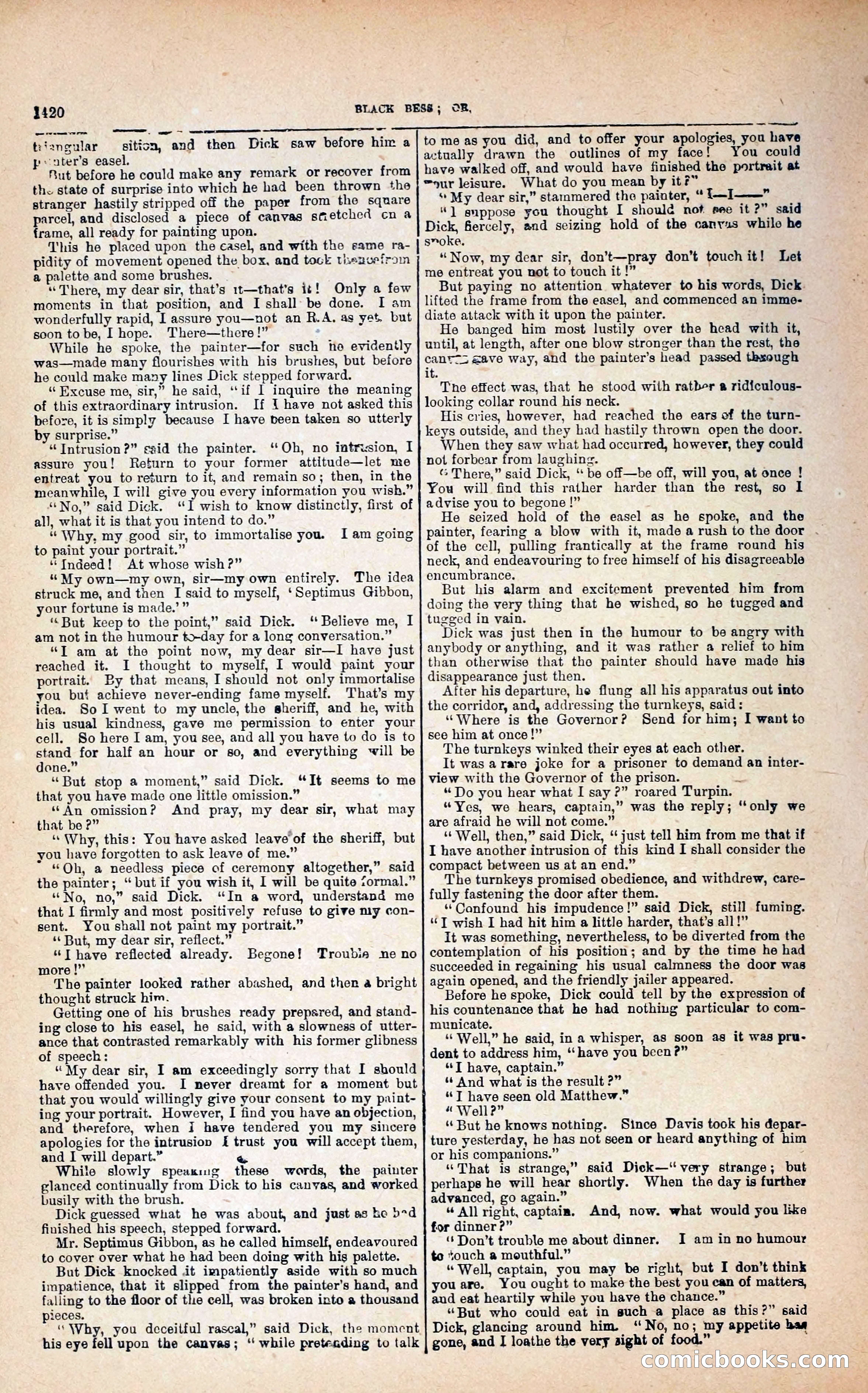 Black Bess; or, the Knight of the Road — page 48: Penny Dreadfuls, 1866