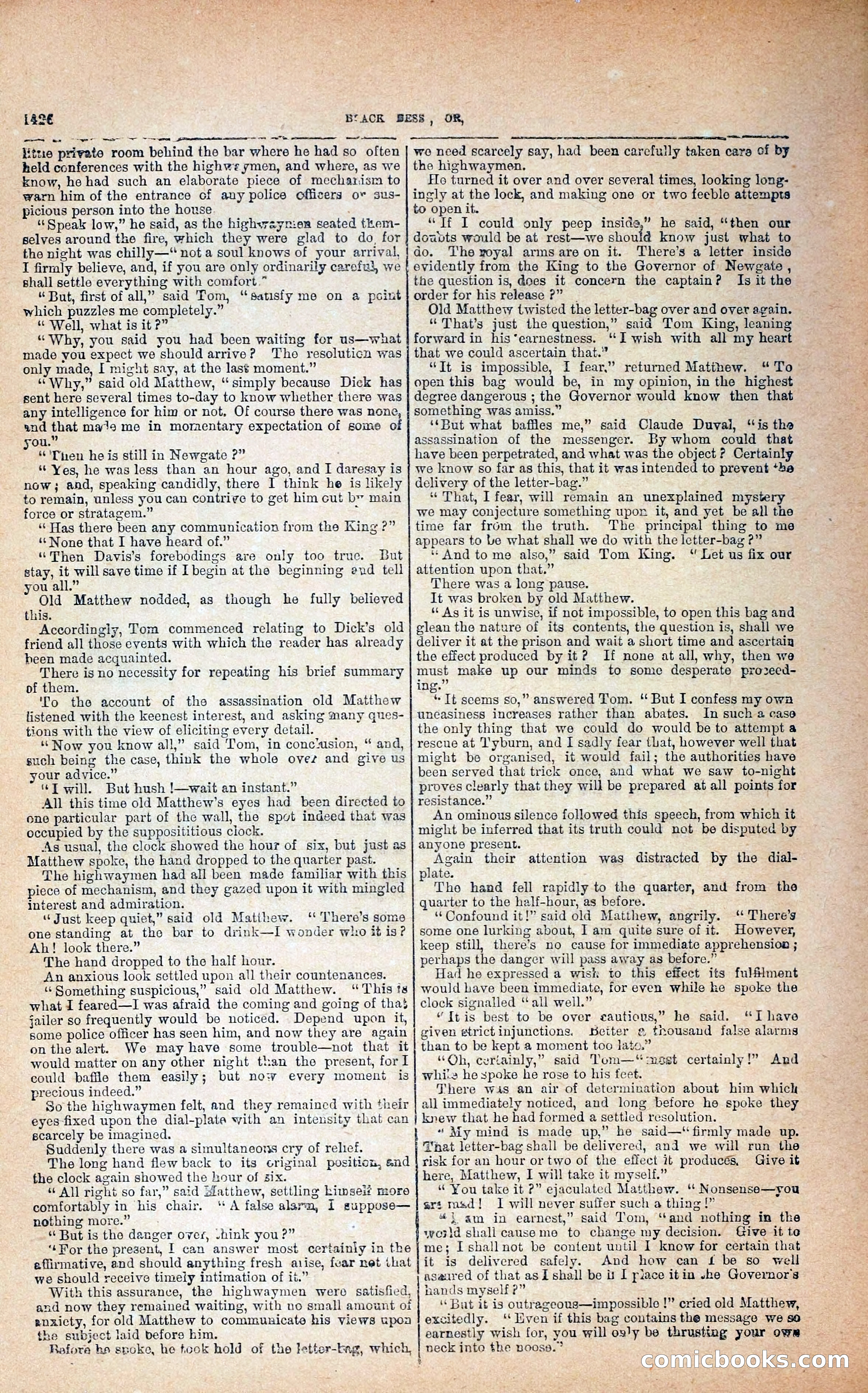Black Bess; or, the Knight of the Road — page 54: Penny Dreadfuls, 1866