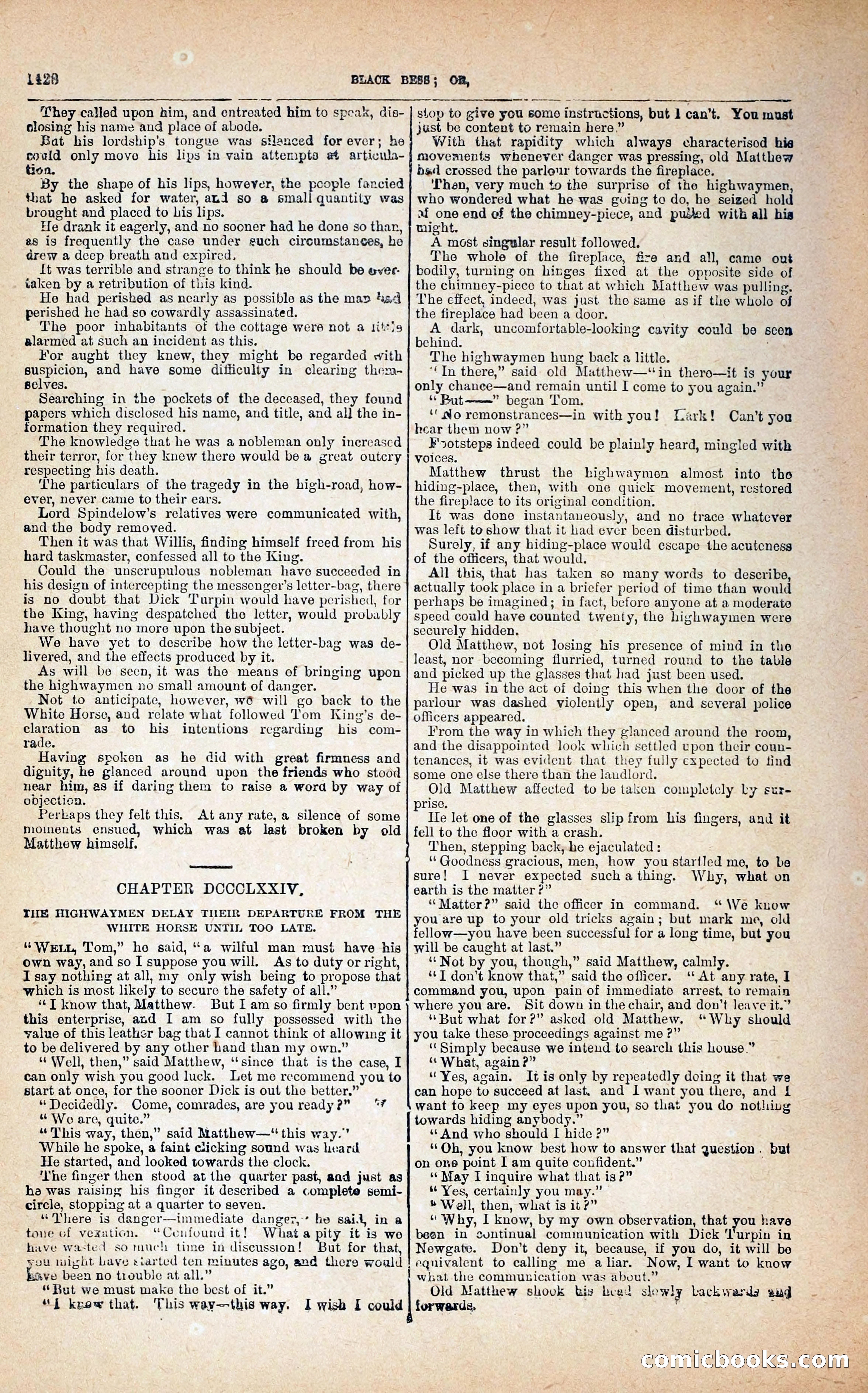 Black Bess; or, the Knight of the Road — page 56: Penny Dreadfuls, 1866