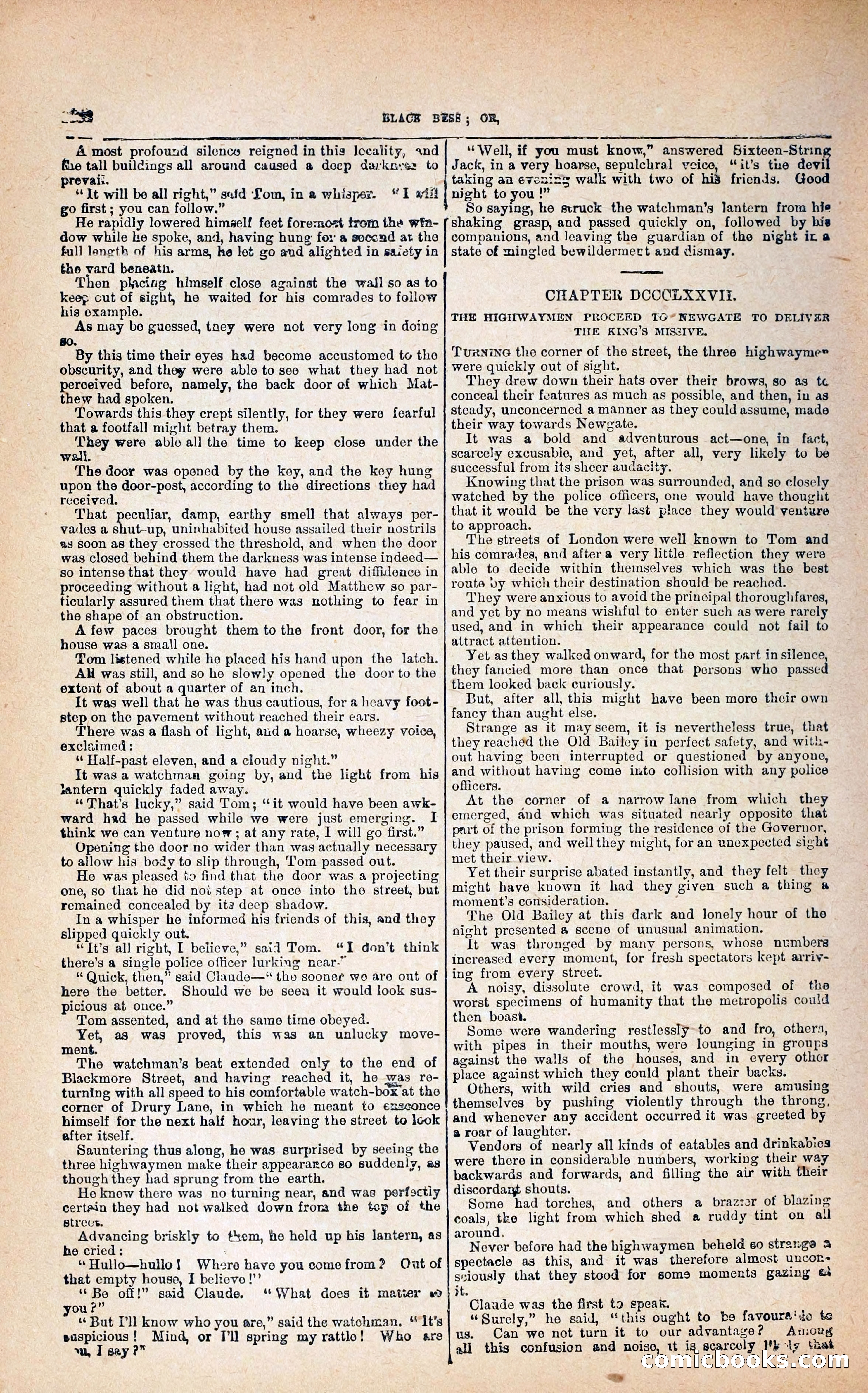 Black Bess; or, the Knight of the Road — page 60: Penny Dreadfuls, 1866