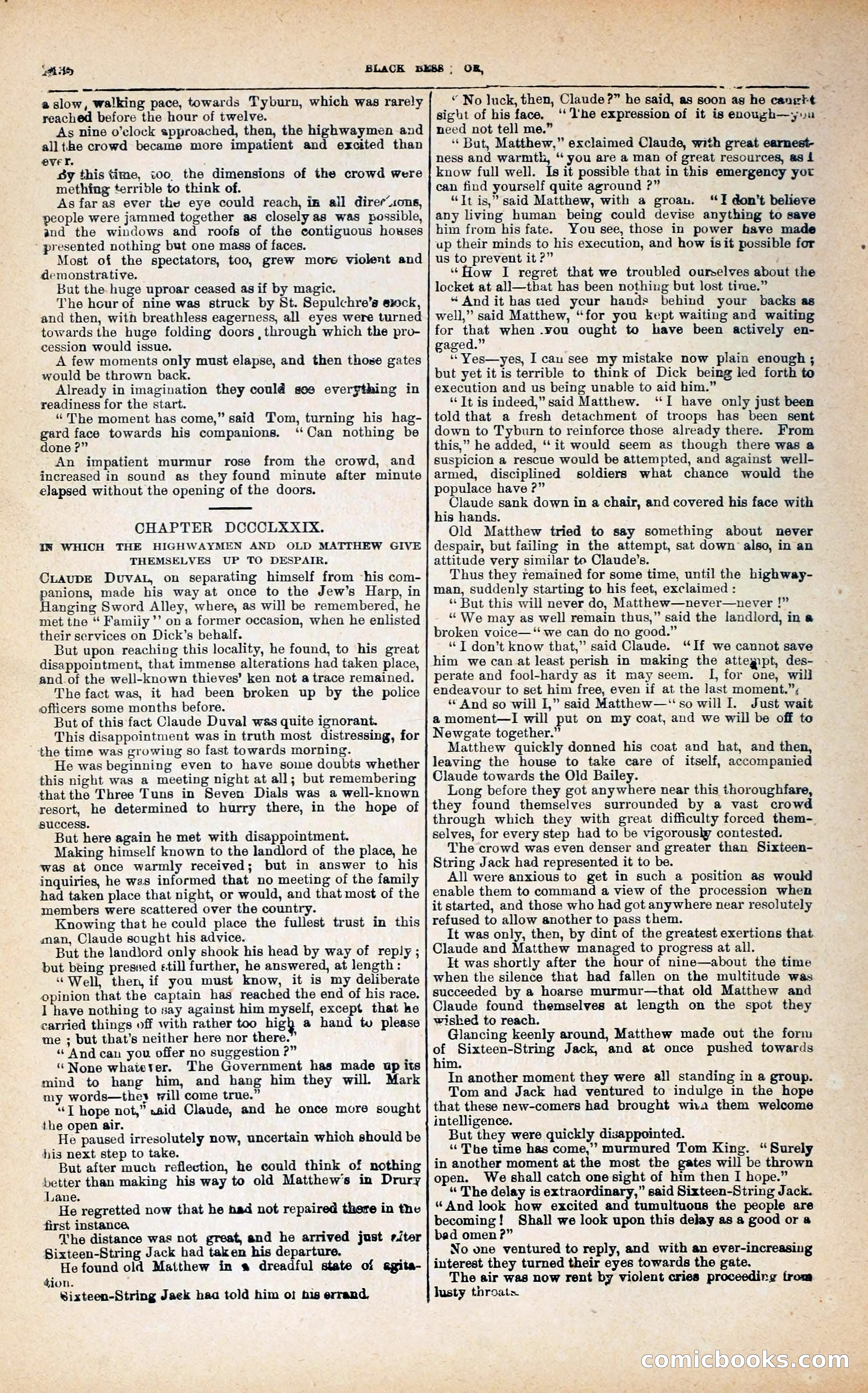 Black Bess; or, the Knight of the Road — page 64: Penny Dreadfuls, 1866