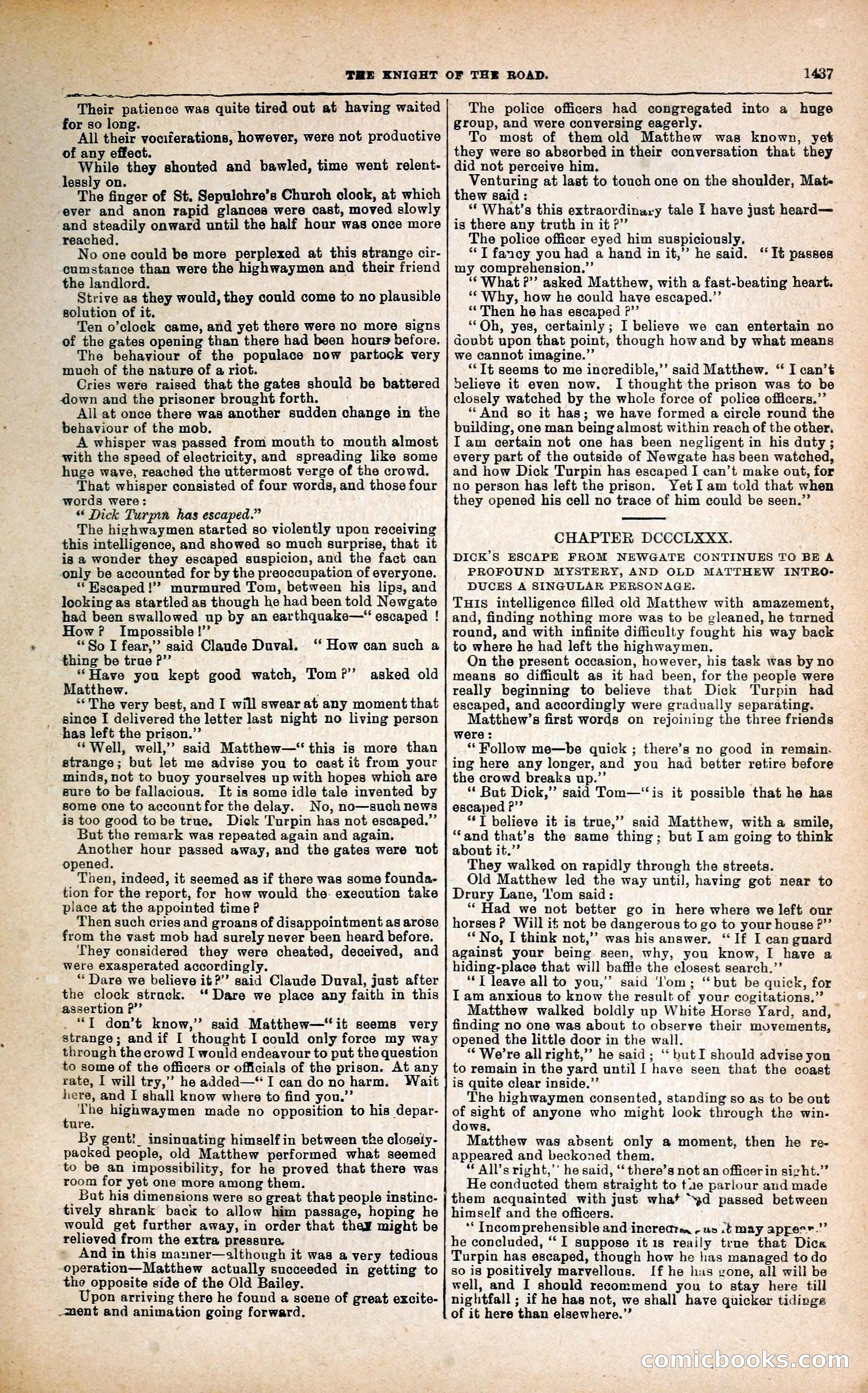 Black Bess; or, the Knight of the Road — page 65: Penny Dreadfuls, 1866