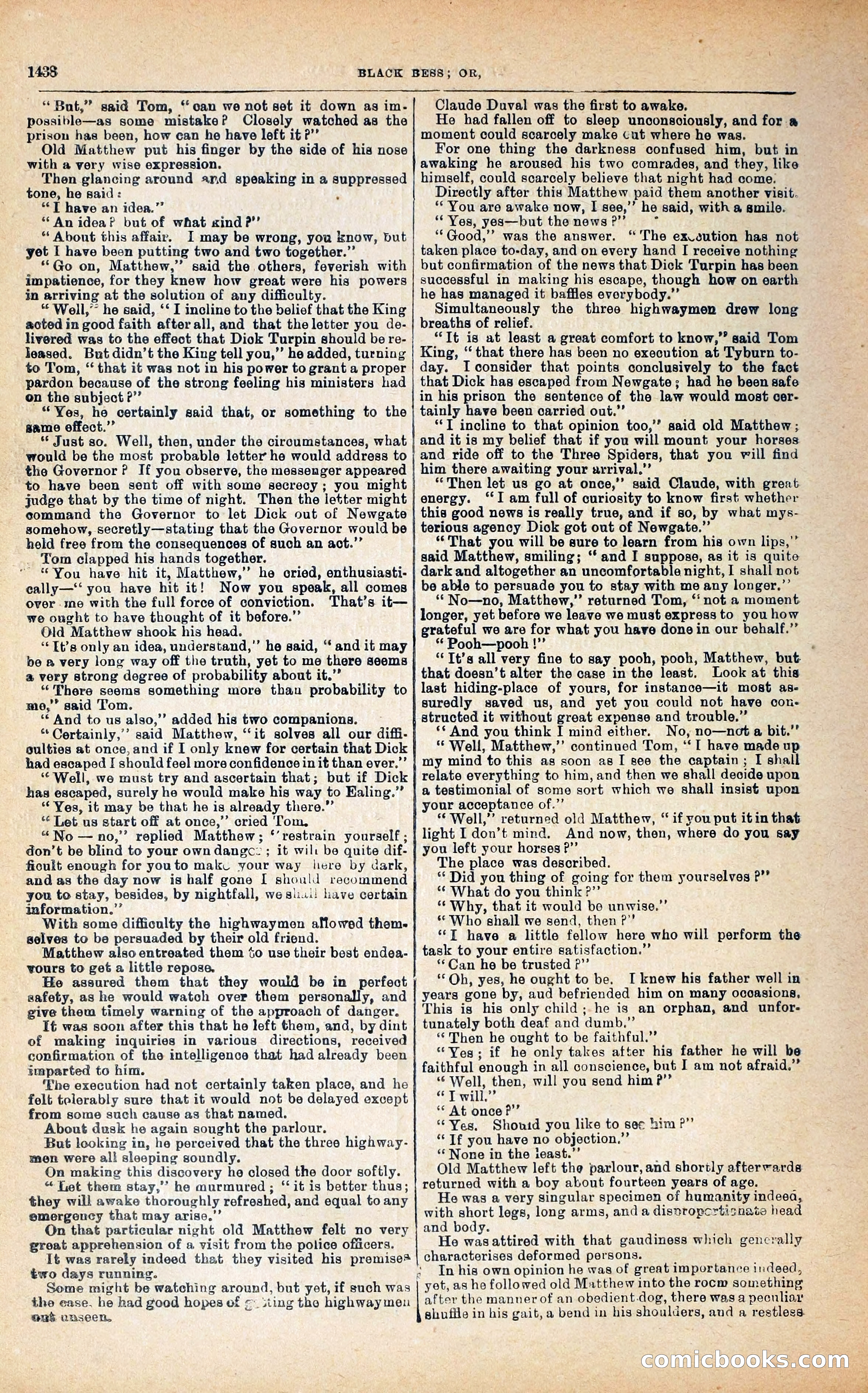 Black Bess; or, the Knight of the Road — page 66: Penny Dreadfuls, 1866