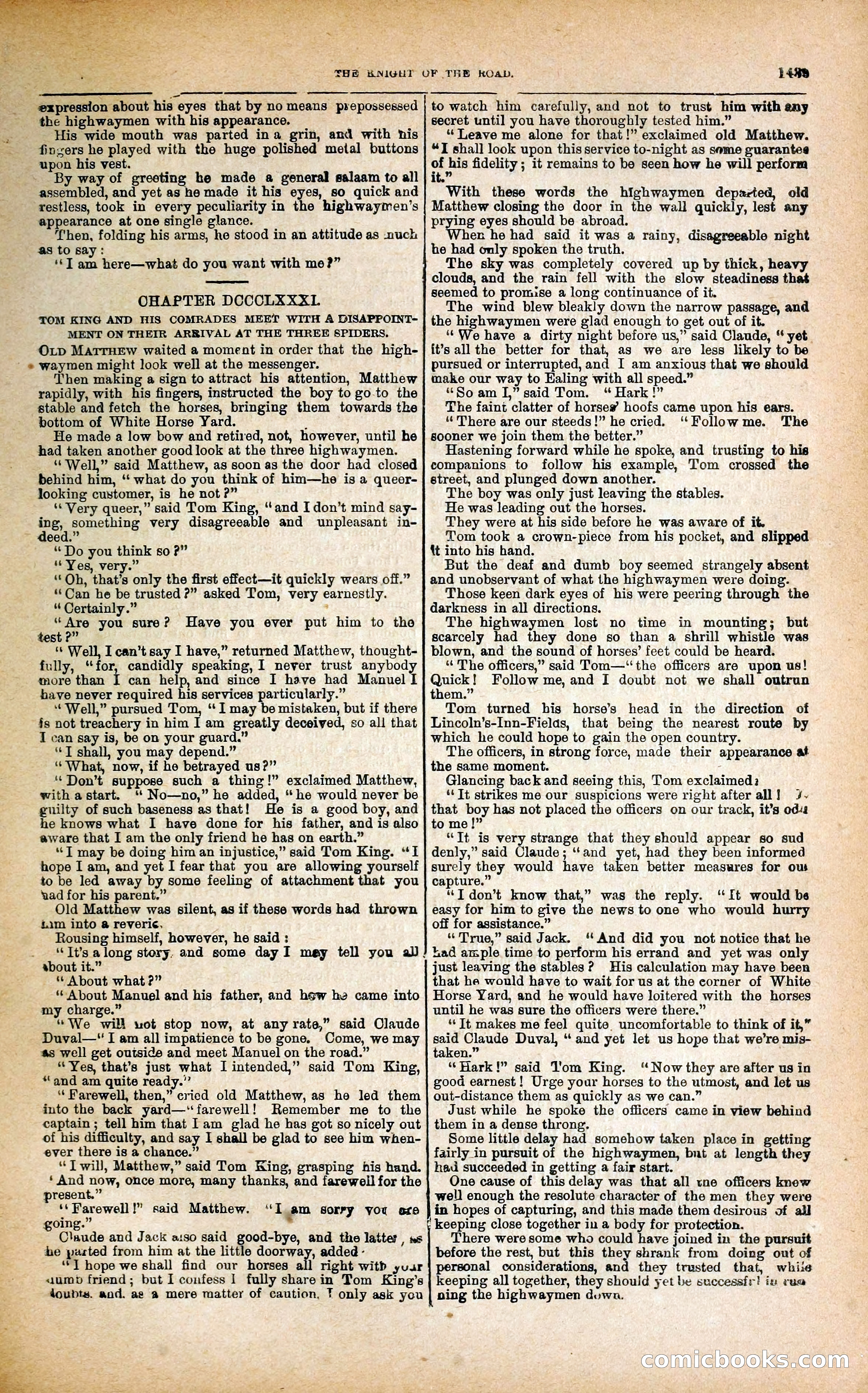 Black Bess; or, the Knight of the Road — page 67: Penny Dreadfuls, 1866