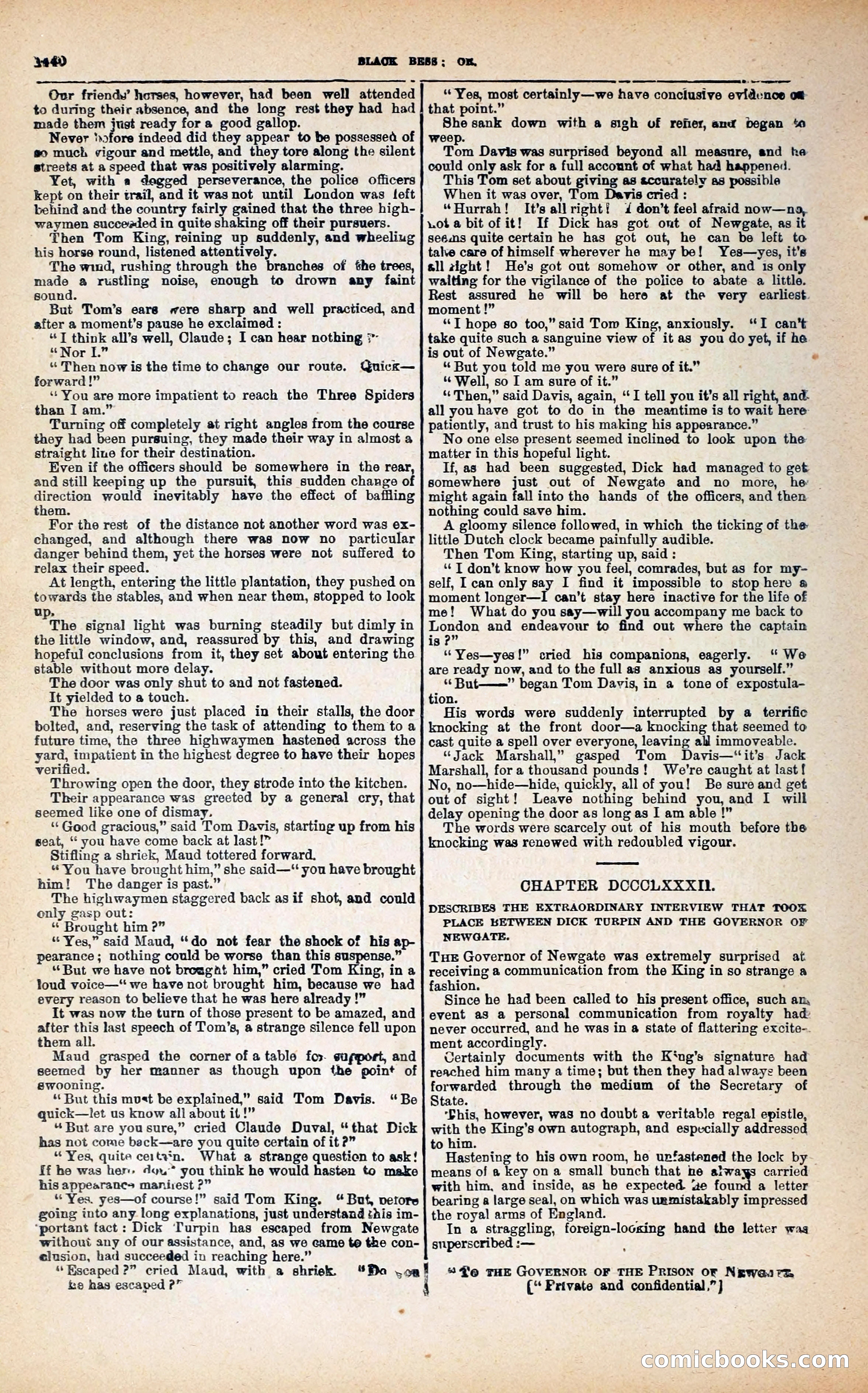 Black Bess; or, the Knight of the Road — page 68: Penny Dreadfuls, 1866