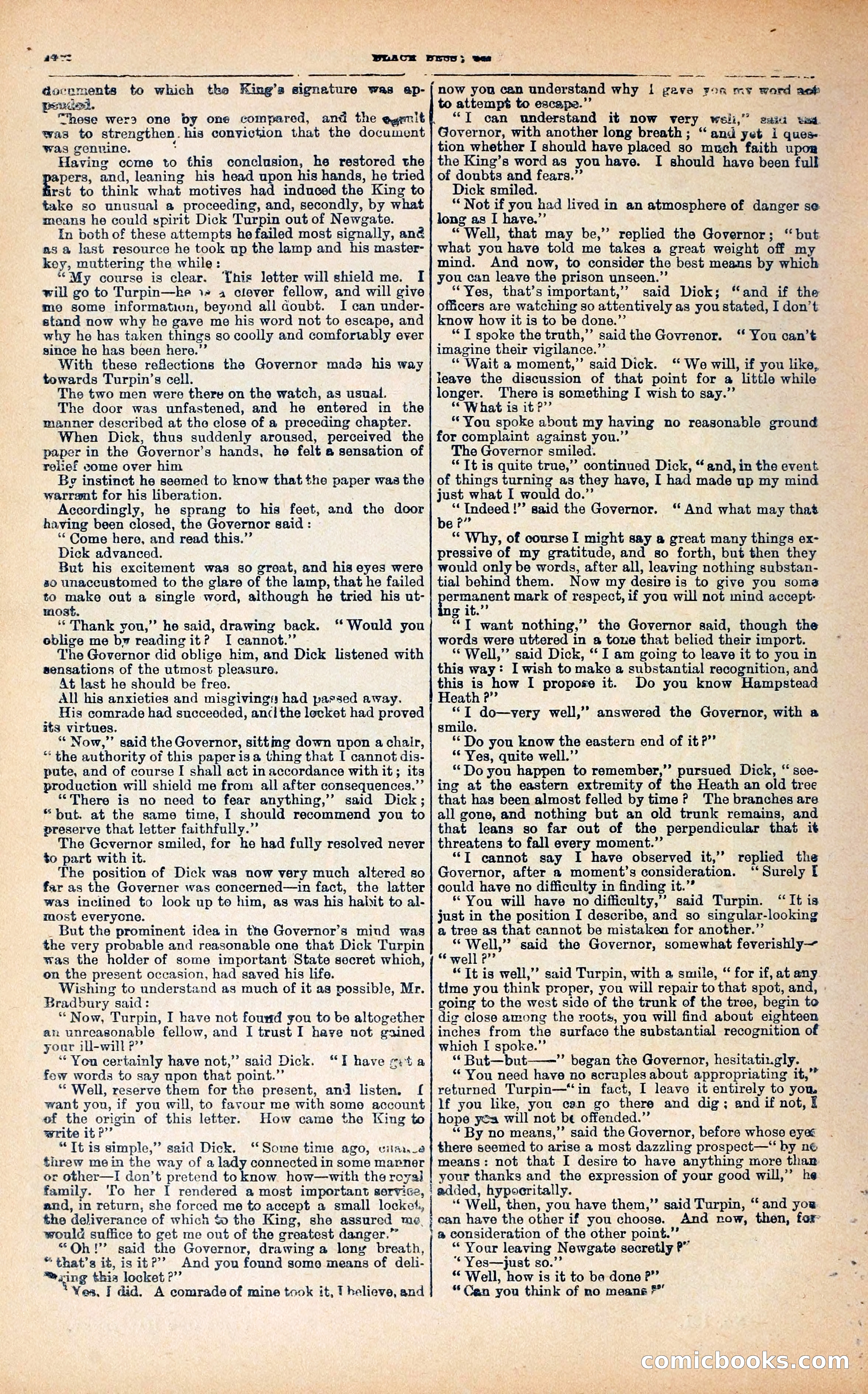 Black Bess; or, the Knight of the Road — page 70: Penny Dreadfuls, 1866