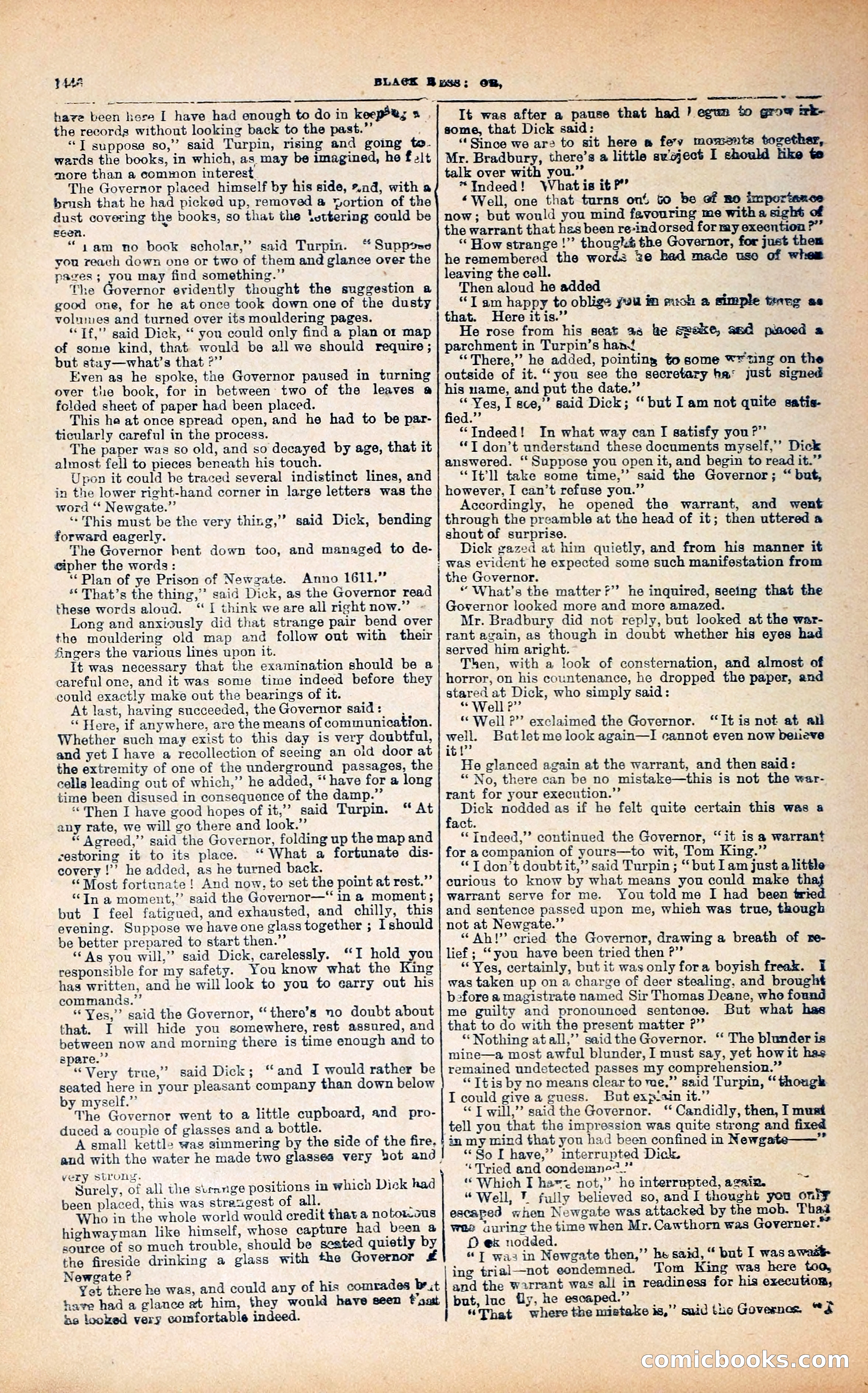 Black Bess; or, the Knight of the Road — page 74: Penny Dreadfuls, 1866