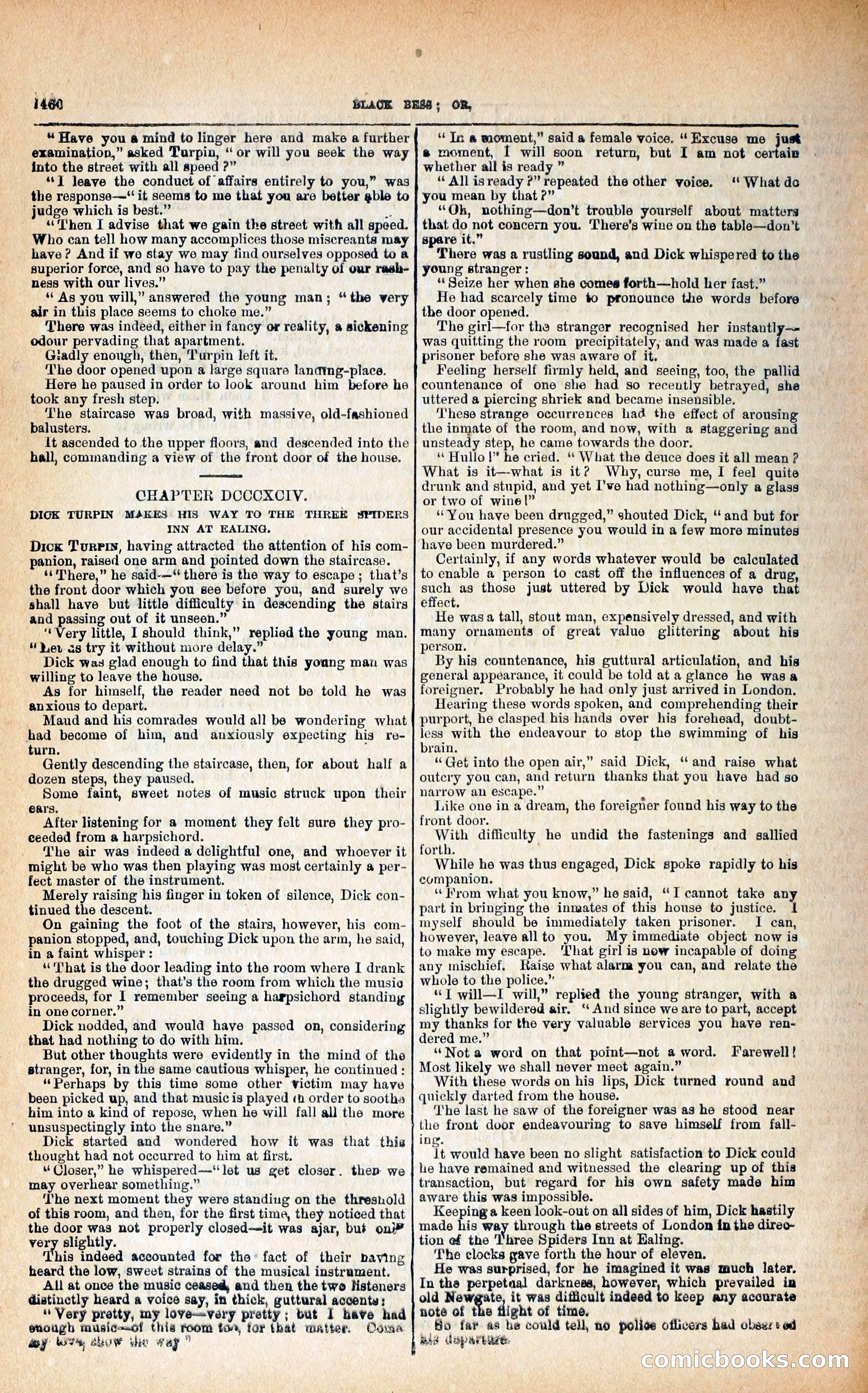 Black Bess; or, the Knight of the Road — page 88: Penny Dreadfuls, 1866