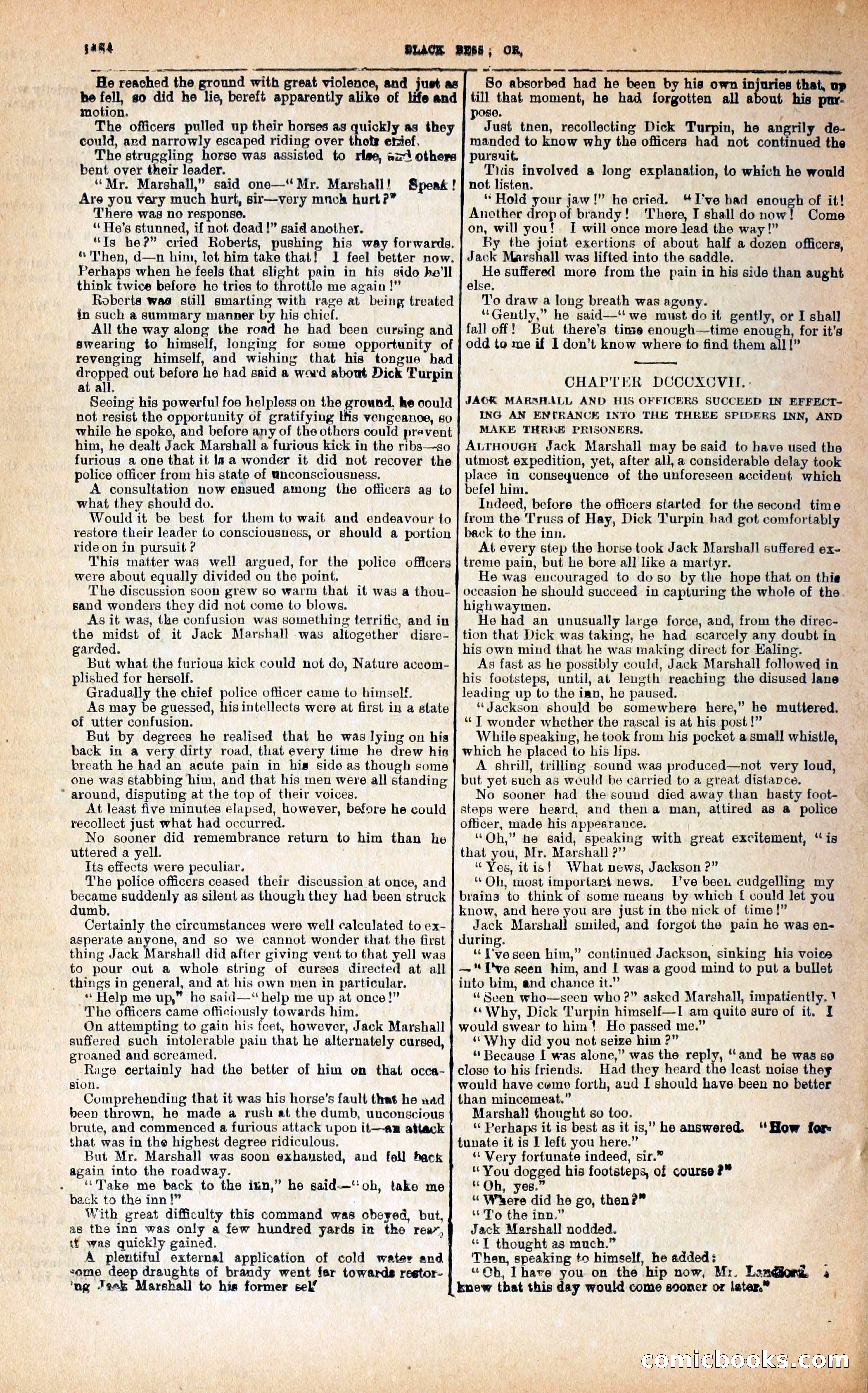 Black Bess; or, the Knight of the Road — page 92: Penny Dreadfuls, 1866