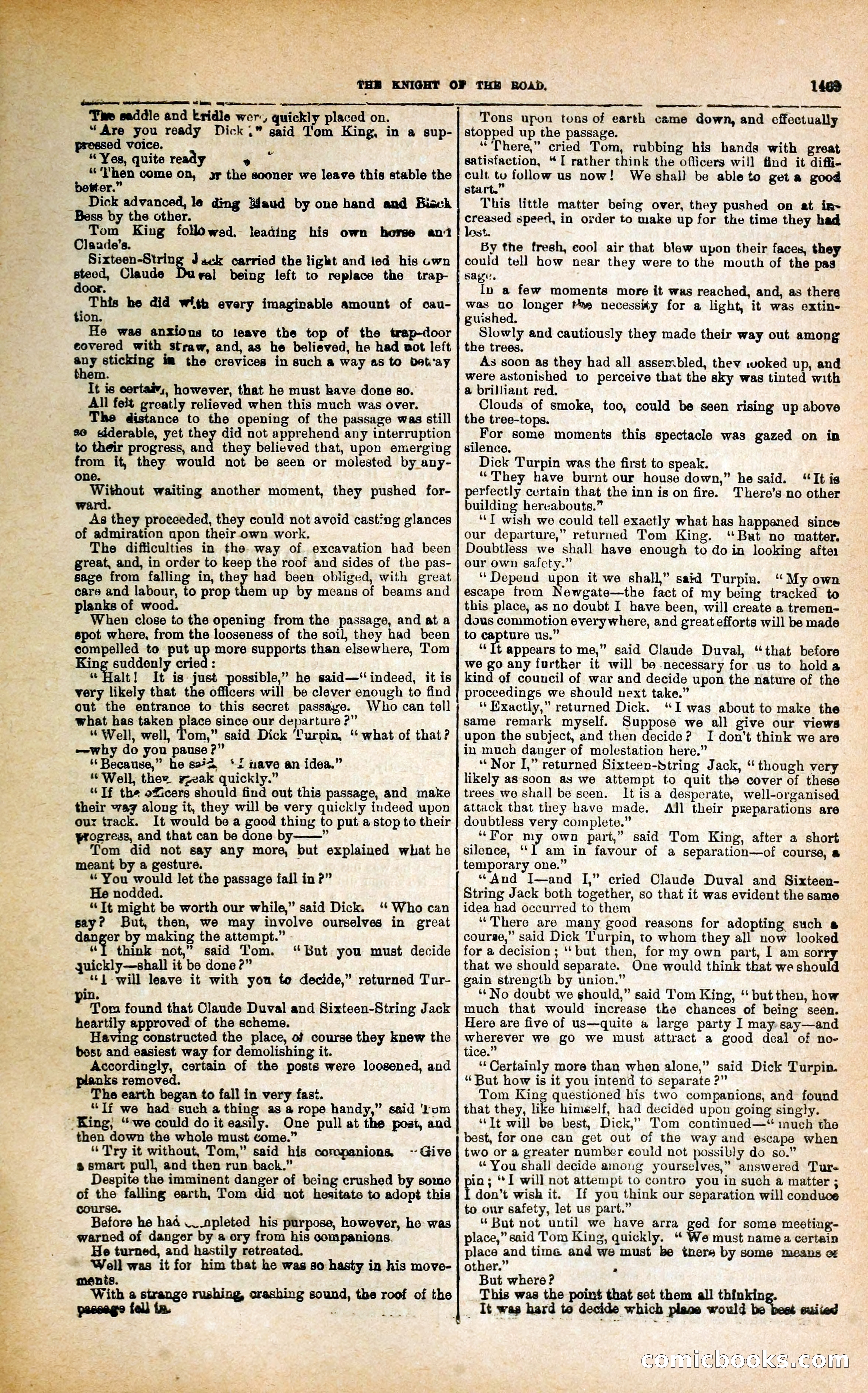 Black Bess; or, the Knight of the Road — page 97: Penny Dreadfuls, 1866